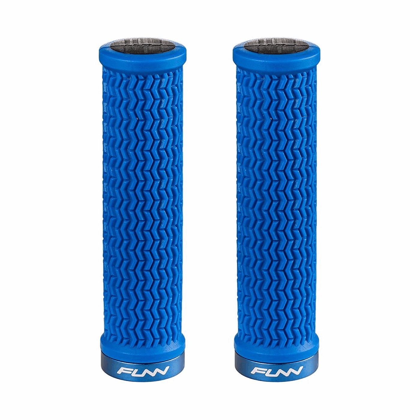 Manopole holeshot 31mm con collarino in alluminio blu