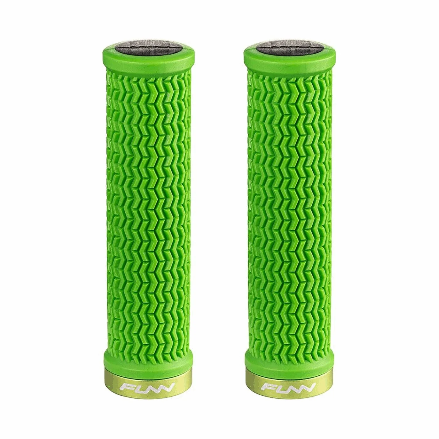 Manopole holeshot 31mm con collarino in alluminio verde