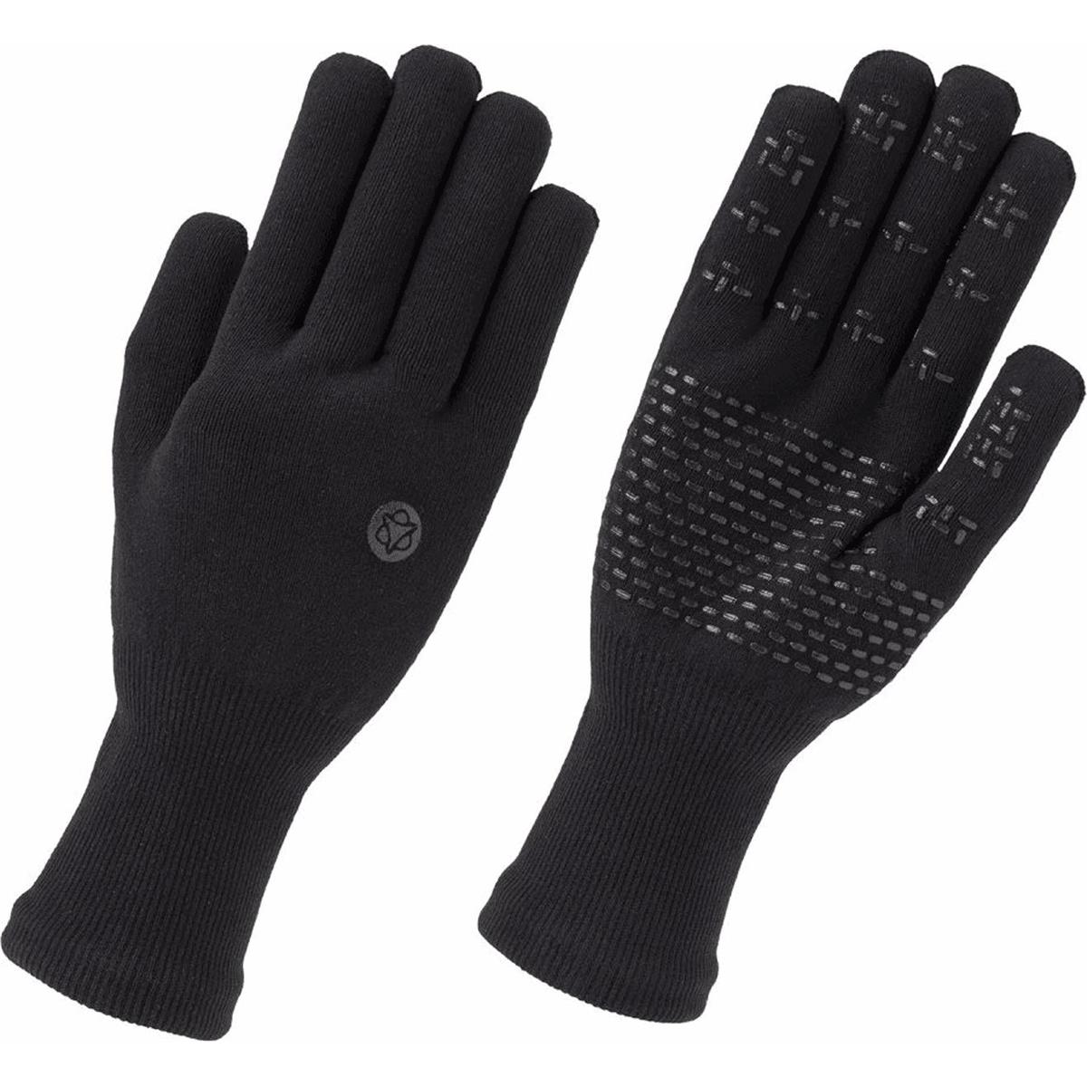 8717565642737 - Merino- und Silikongloves Schwarz M - Wasserabweisend und Atmungsaktiv