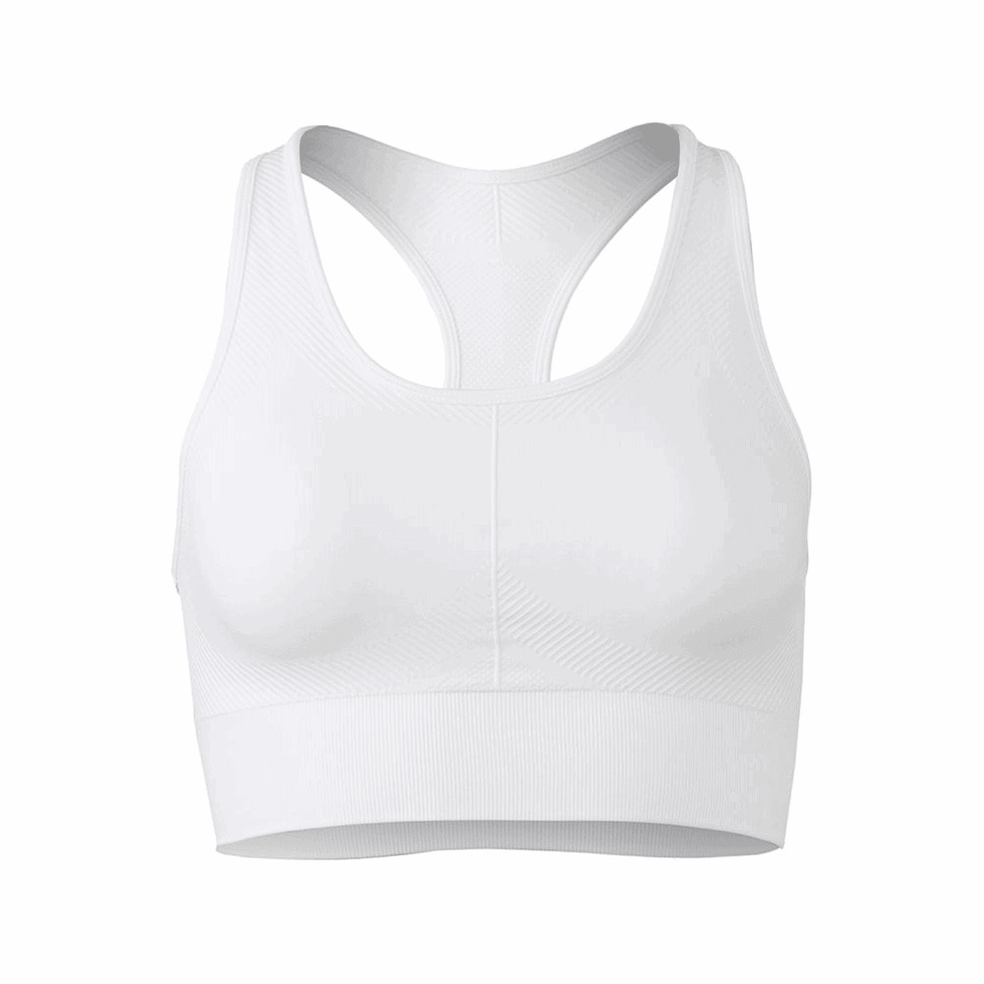 8717565696341 - Top Sportbra Summerday Damen Weiß S-M - Atmungsaktiv und Bequem für Sportaktivitäten