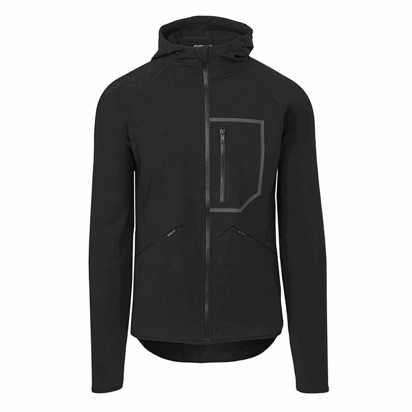 Giacca hoodie venture dwr tech unisex nero con cappuccio taglia 2xl