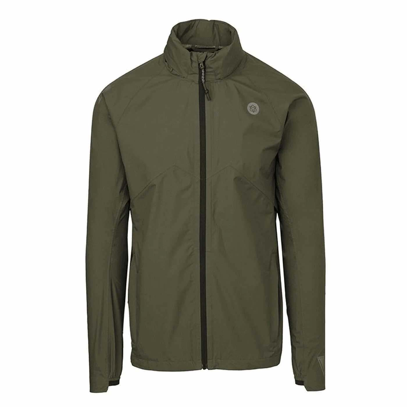 Giacca compact rain venture unisex verde militare taglia s