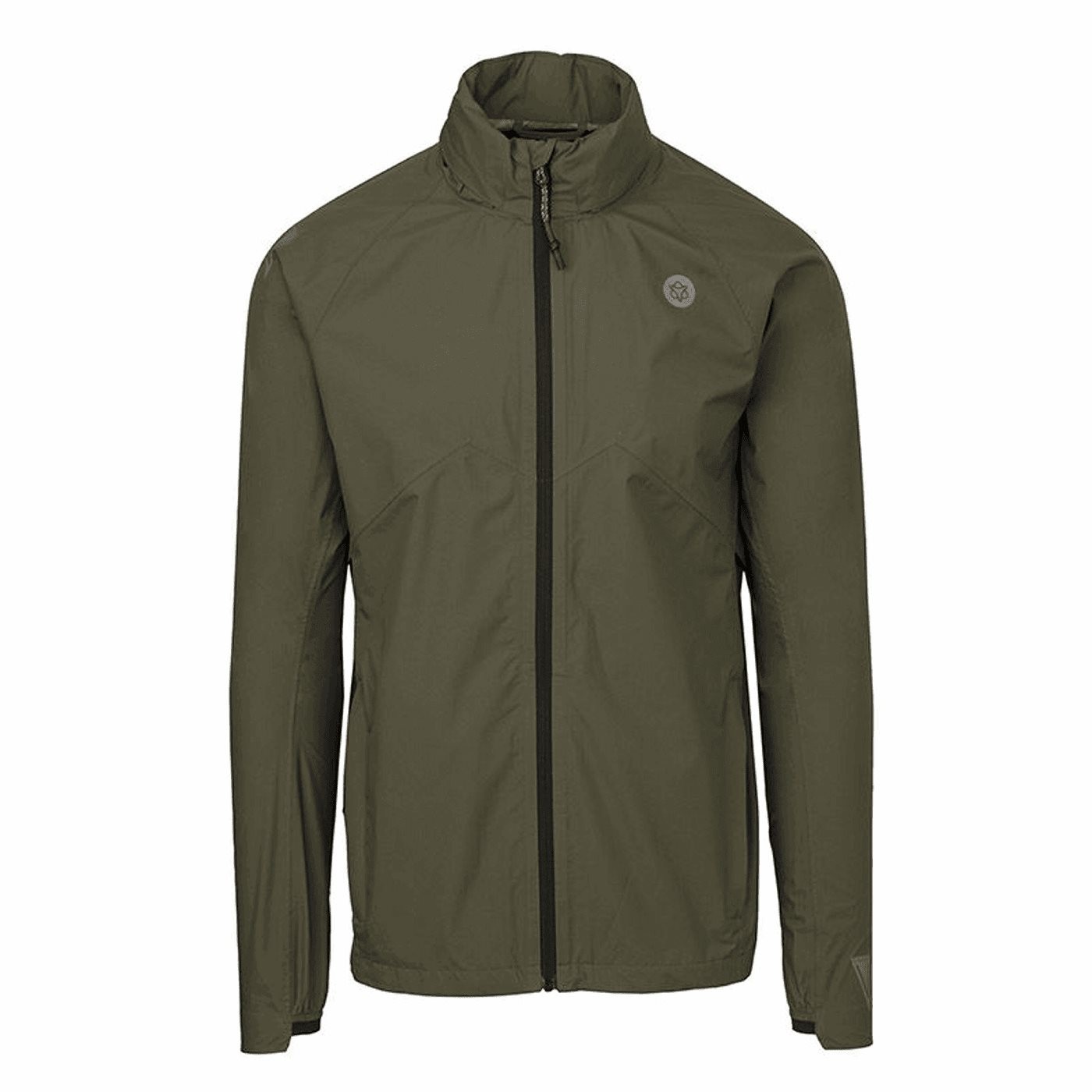 Giacca compact rain venture unisex verde militare taglia l