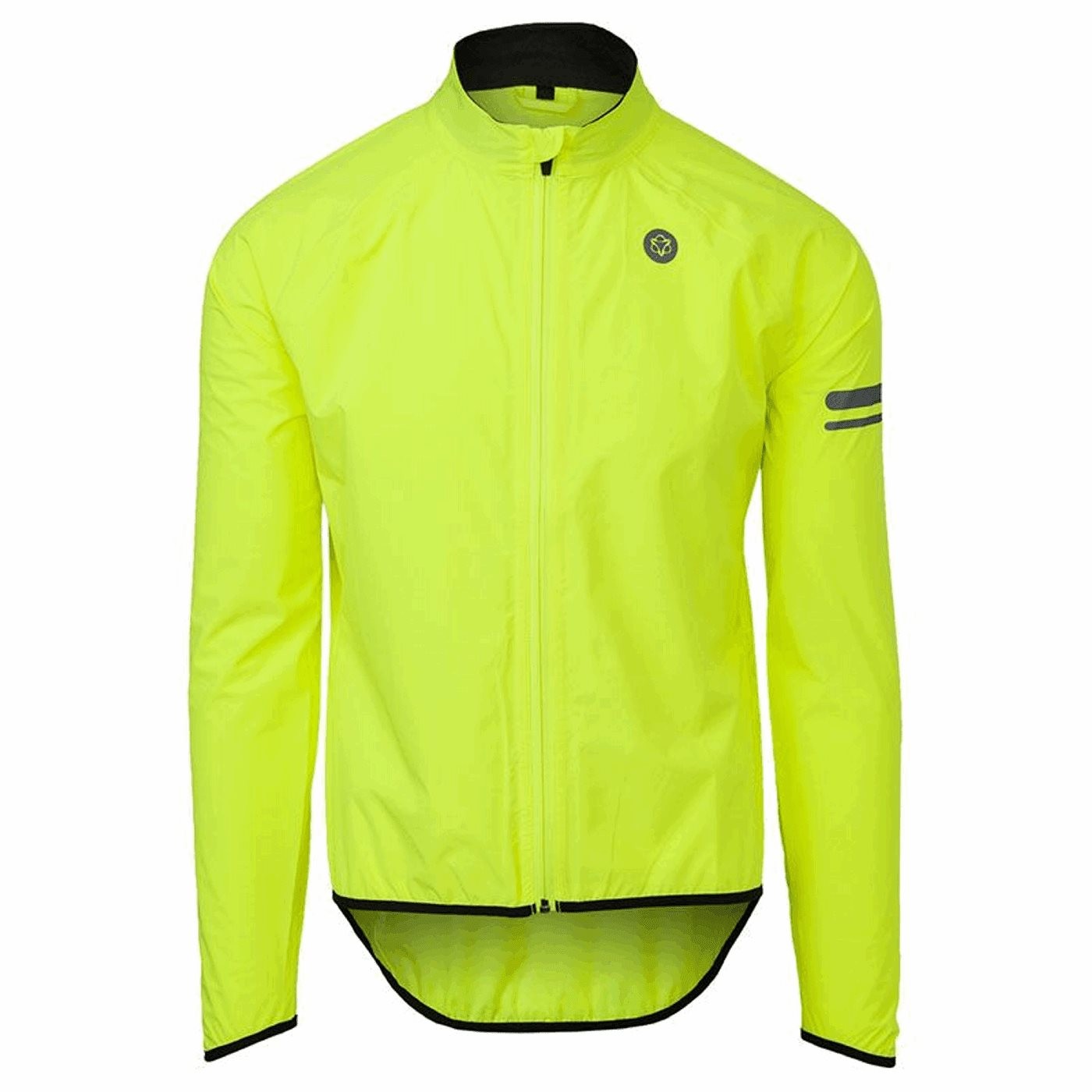 Giacca rain sport uomo giallo fluo taglia m