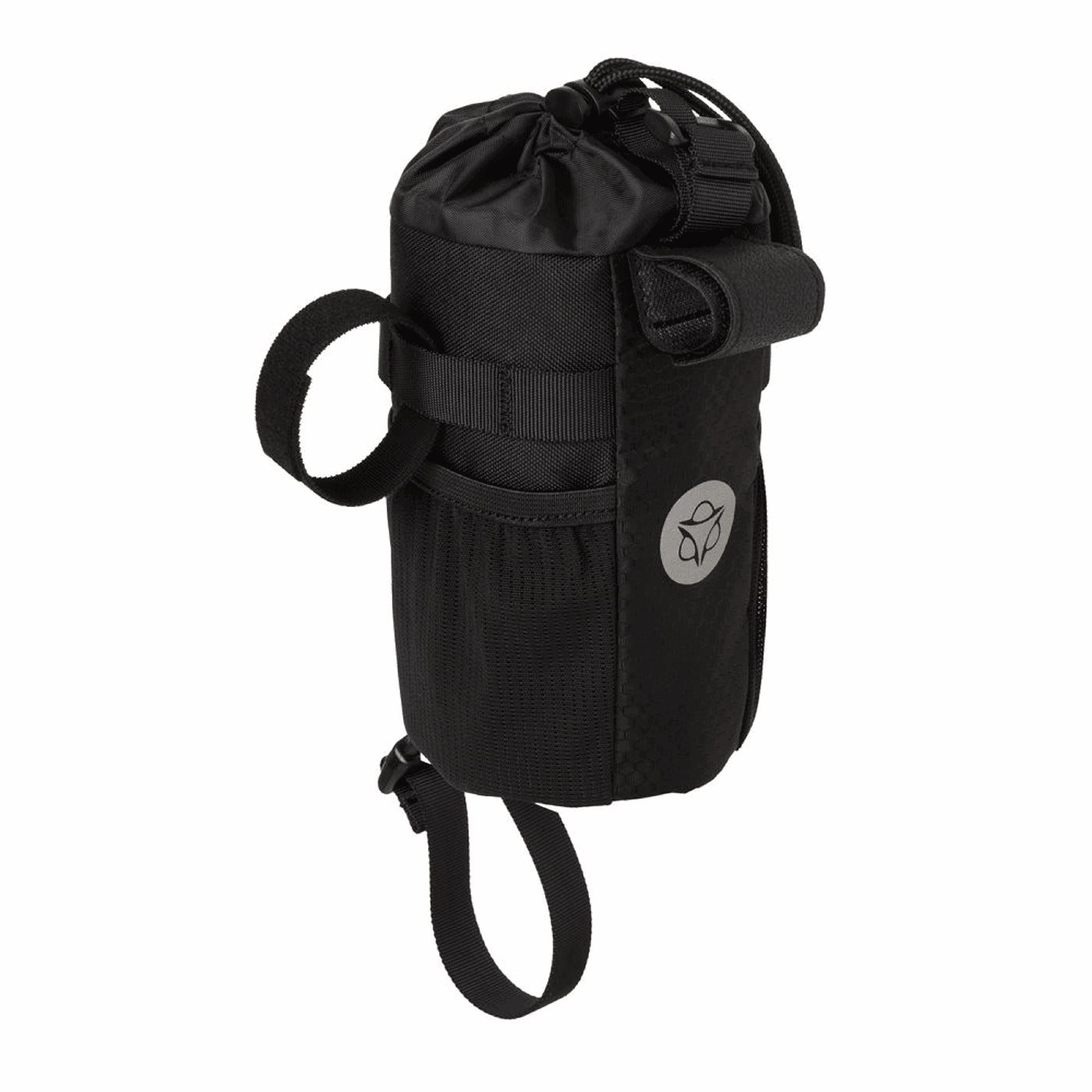 8717565621466 - AGU Venture 1L Lenkertasche Schwarz für Bikepacking - 9x16x9 cm