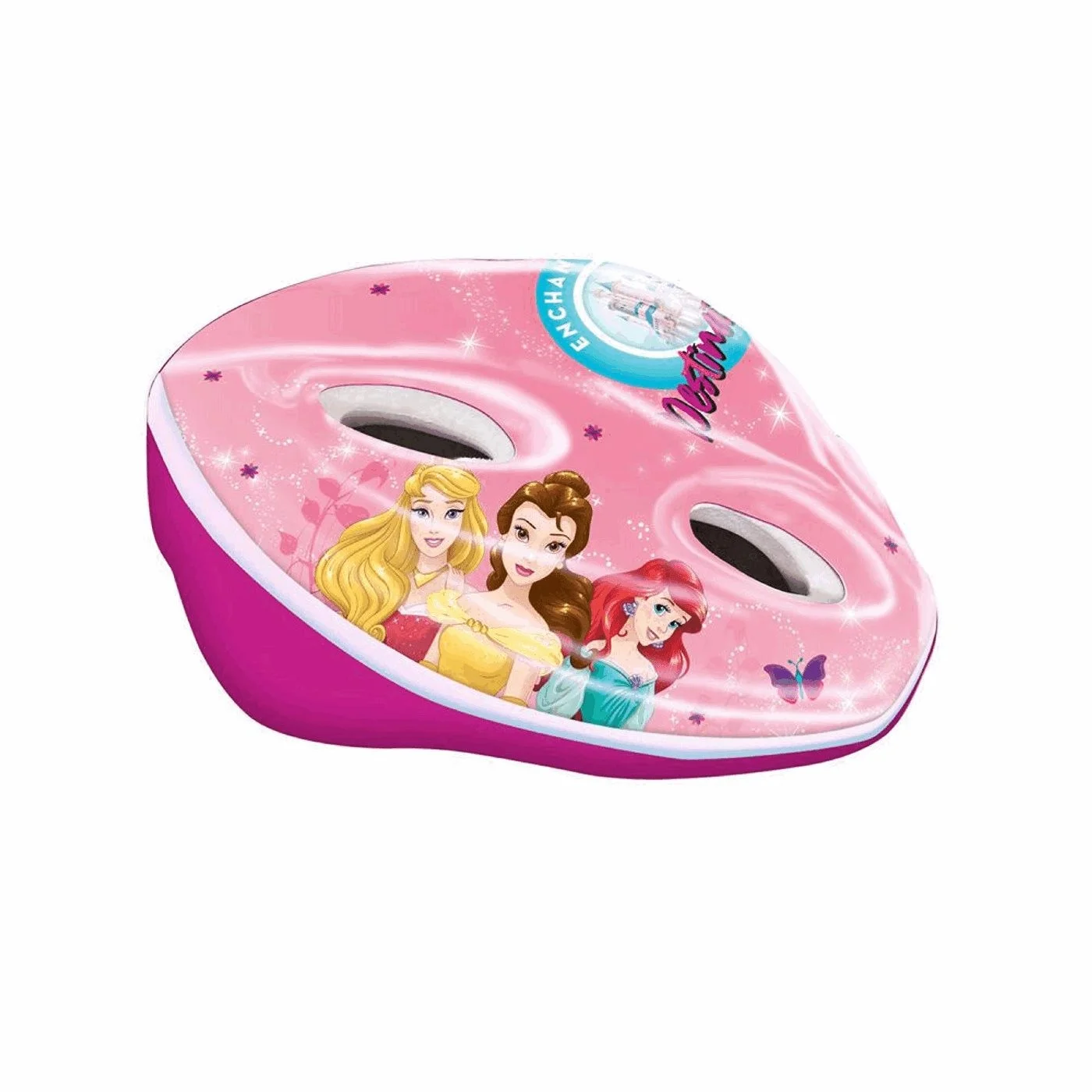 Casco easy con principesse - taglia s (52/56cm - 4/8 anni)