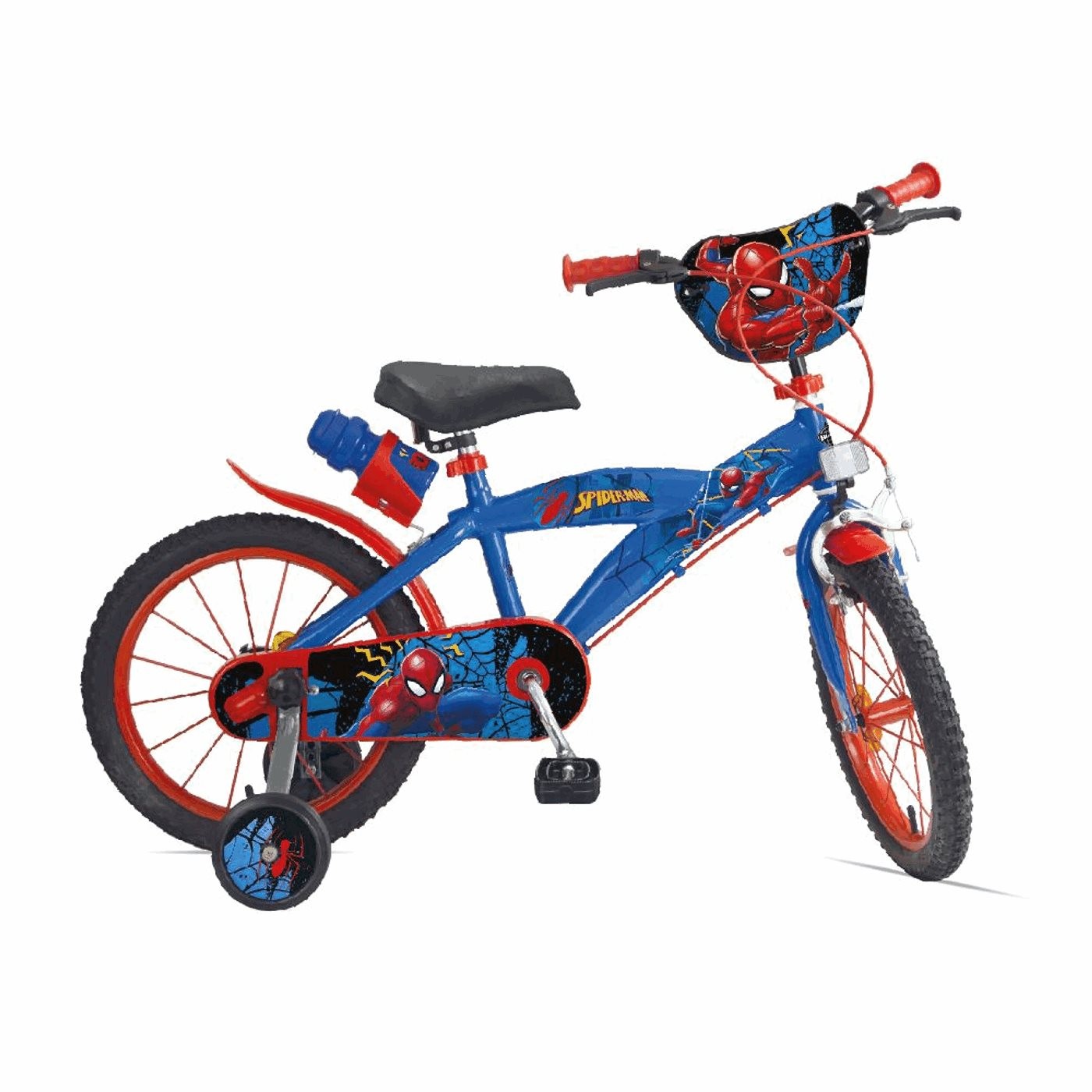 0324472494144 - Kinderfahrrad 14 Spiderman - Sicheres und Spaßiges Design