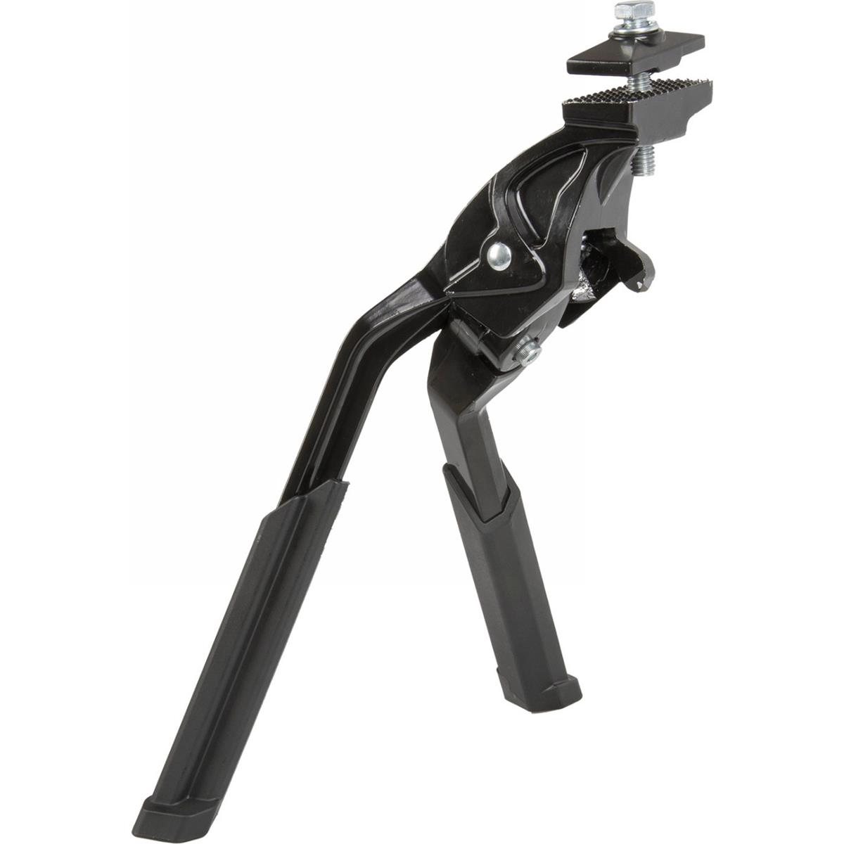 0698238565806 - Schwarzer Aluminium-Bipod-Ständer für E-Bikes und Cargo-Bikes 40 kg max