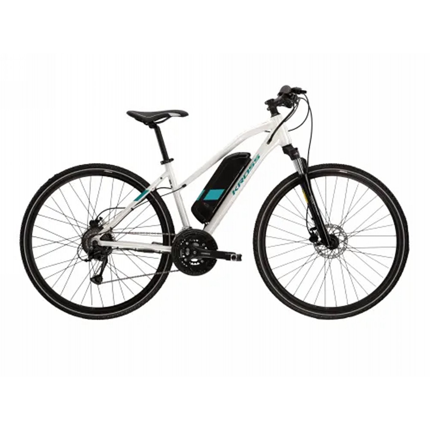 BICICLETTA K EVADO HYBRID 1.0 D 28 M WHI_TUR G 23