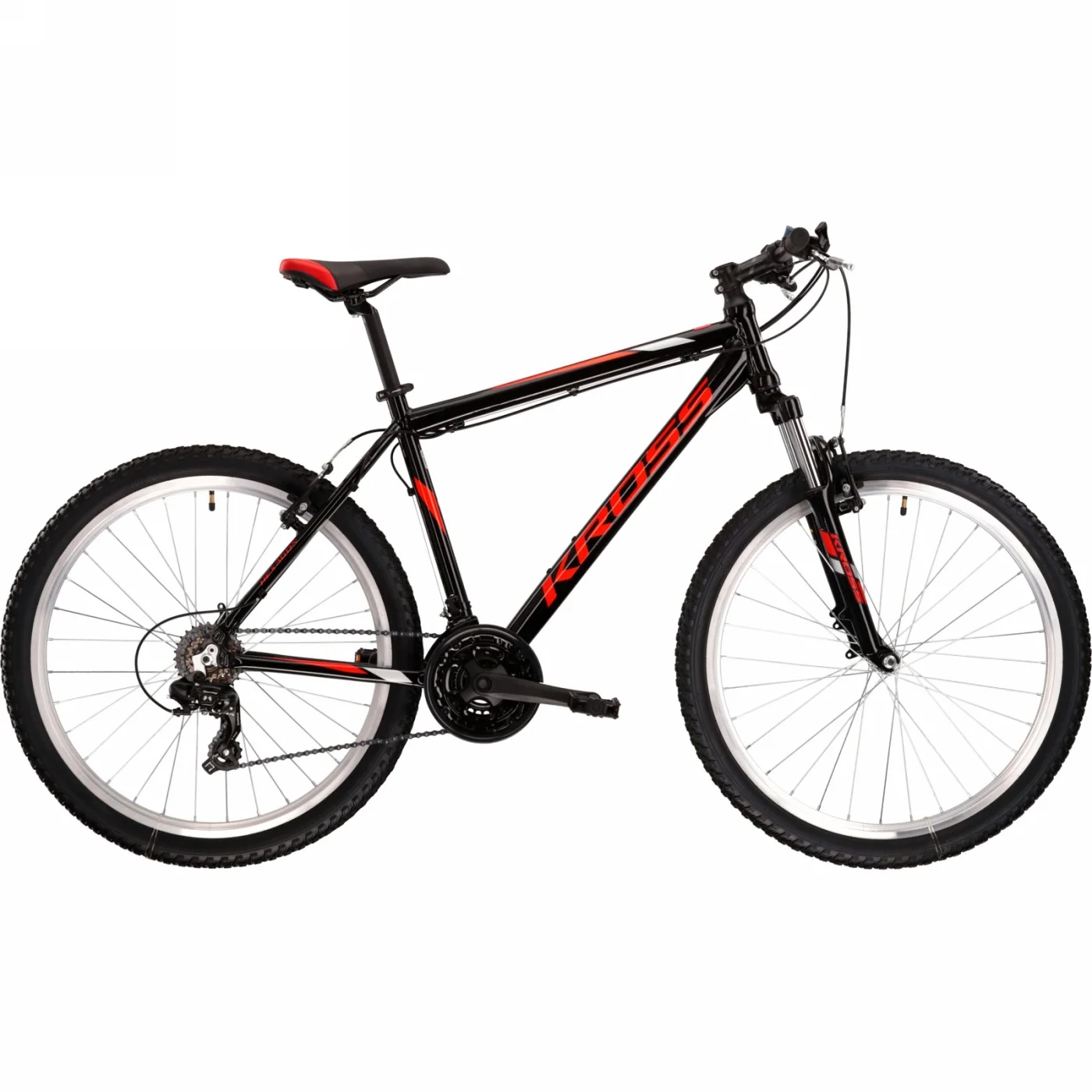 Bicicletta k hexagon zz m 26 xs bla_red_gry g 23