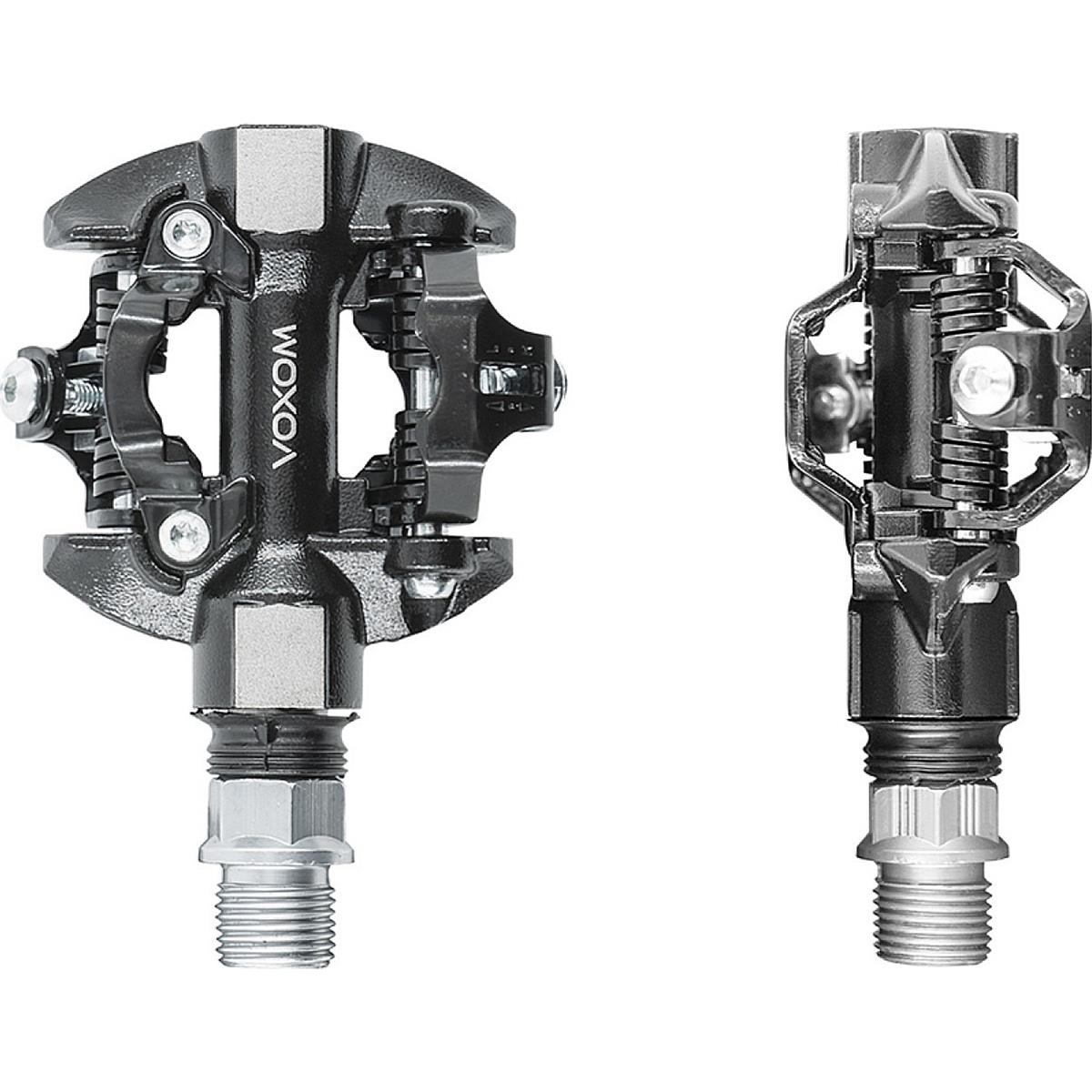 4026465150902 - PE17 SPD MTB Pedal Schwarz Aluminium Doppelseitig 390g - Kompatibel und Robust