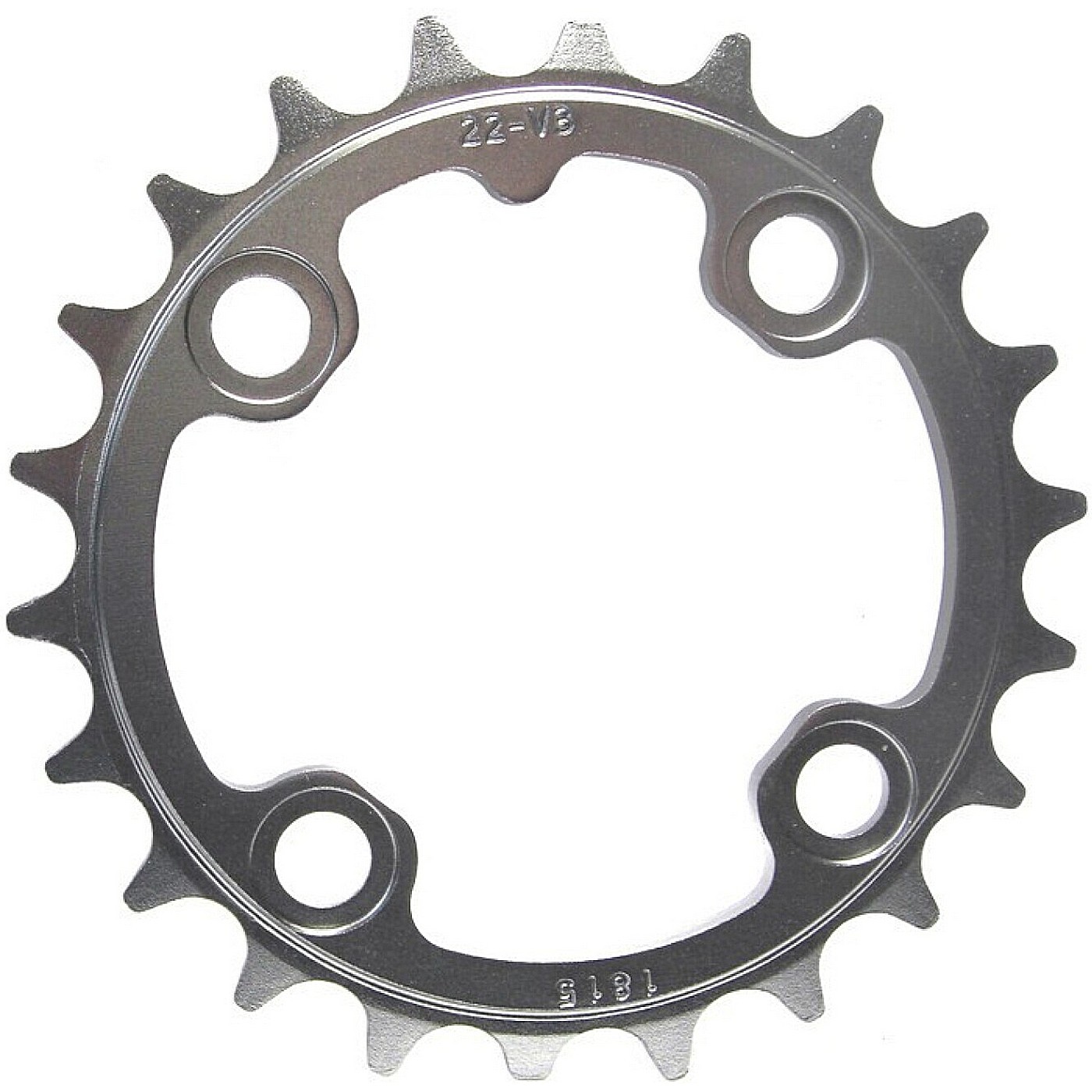 0710845414923 - MTB Kettenblatt 22T 64mm aus grauem Aluminium für 9 10 Gänge