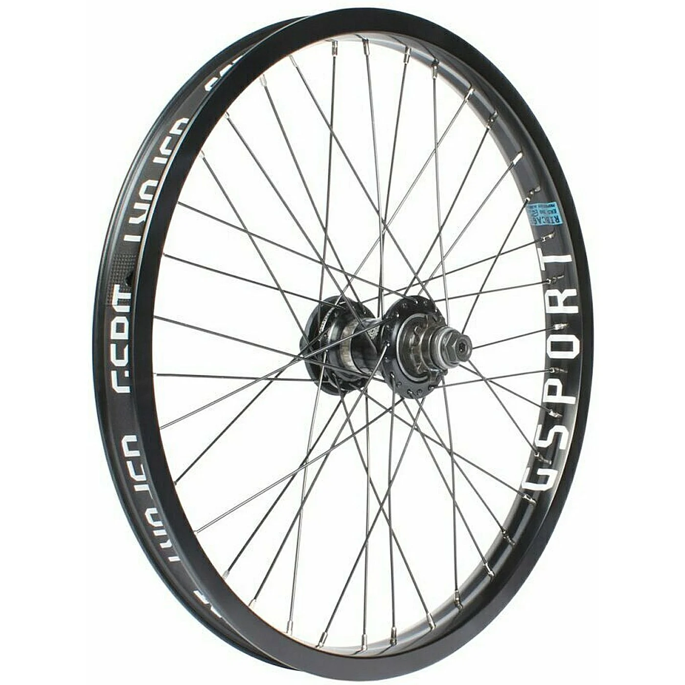 Ruota g-sport elite fc posteriore 9t 36 h rhd 14 mm ribcage x frizione v2 fc nera