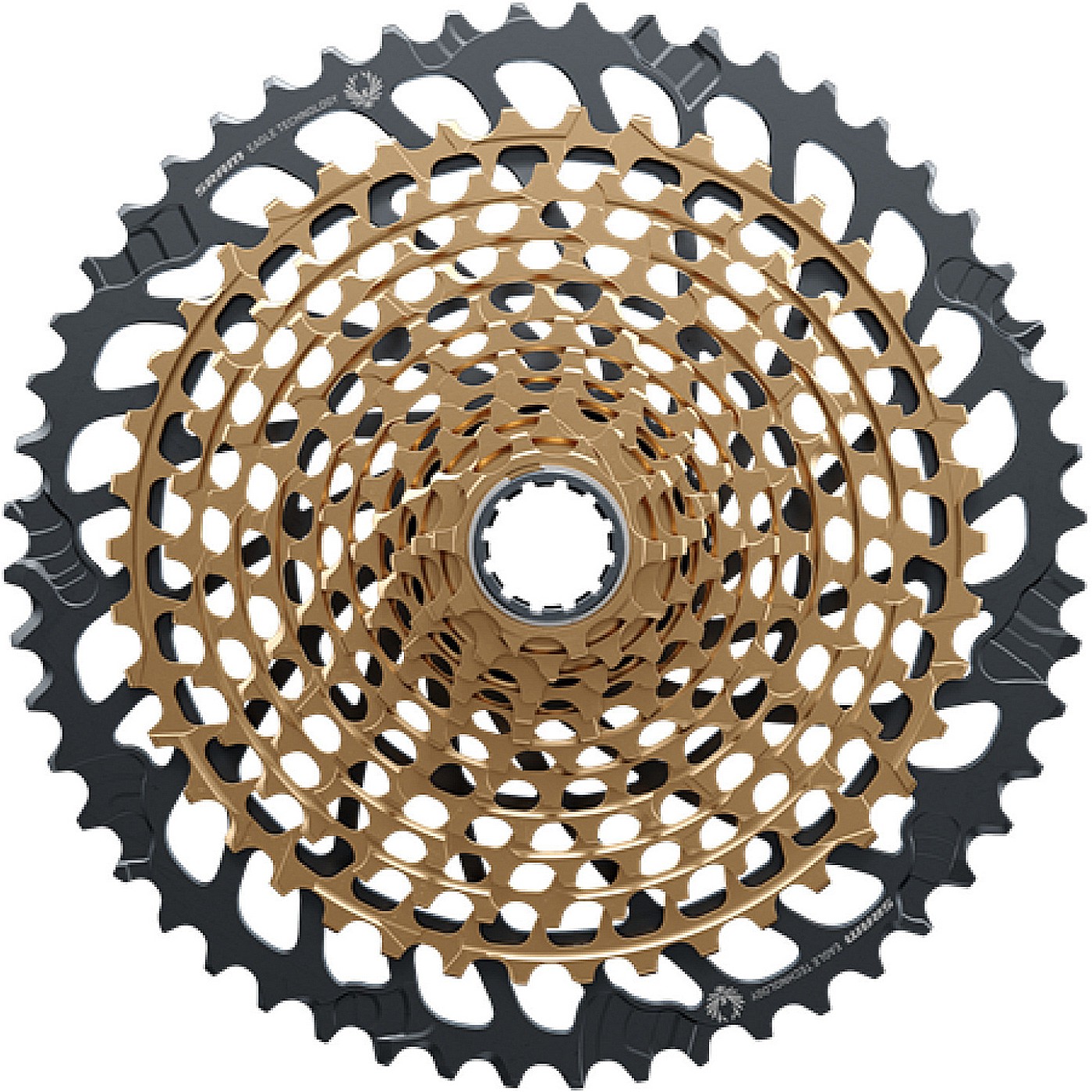 0710845853081 - XG-1299 Kassette 12-Gang 10-52T Gold - X-DOME™ Eagle™ für Mountainbike