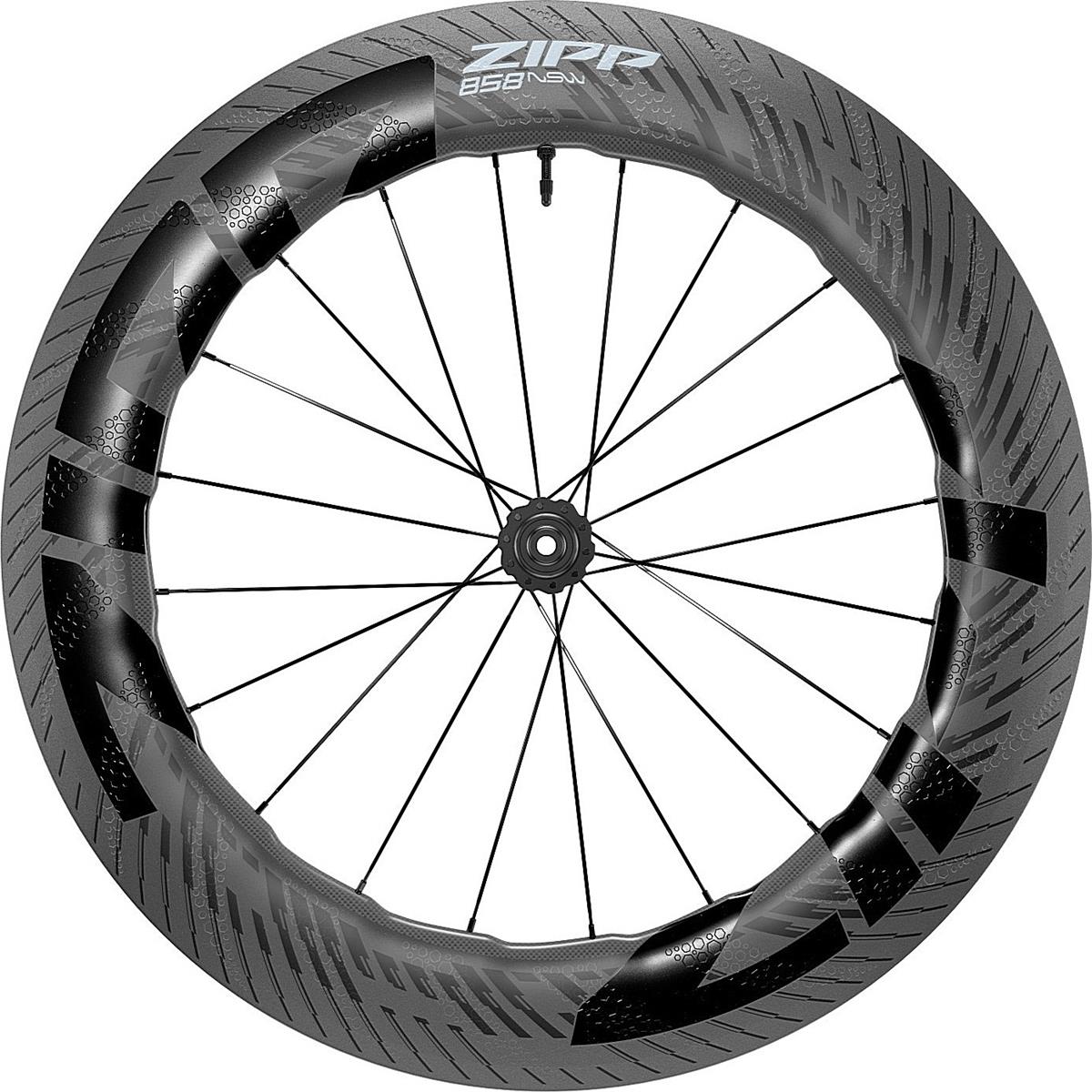 0710845880827 - 858 NSW Disc Centerlock Tubeless Vorderrad aus Carbon für Scheibenbremsen