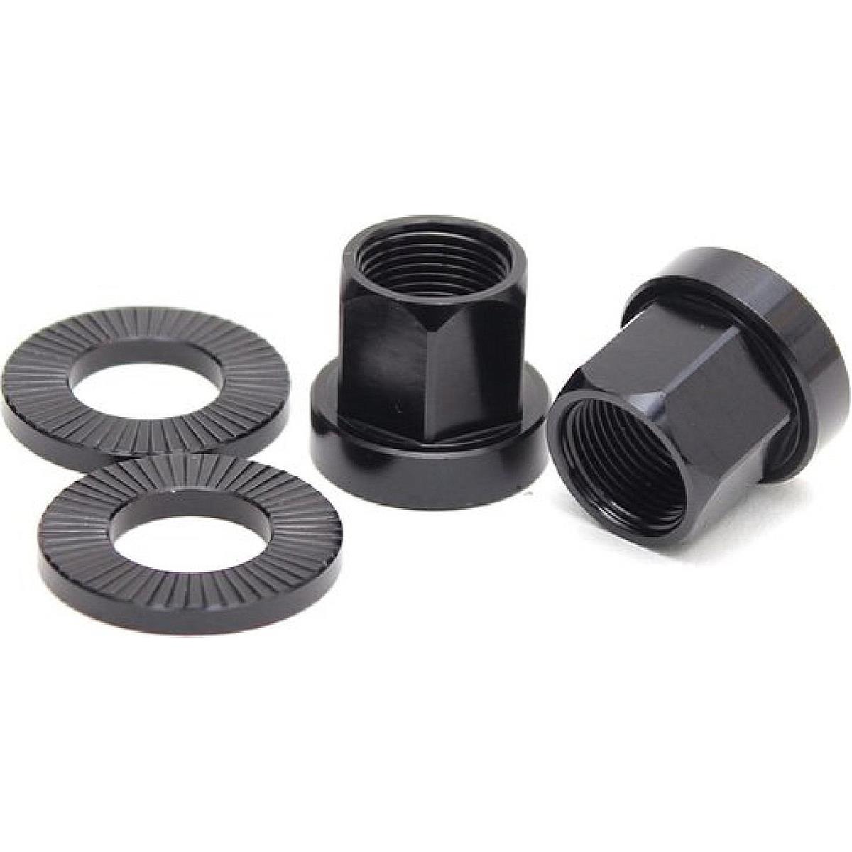 4055822065641 - CNC Achsmutter Salt 14 mm Schlüssel 17 mm 1 Paar Schwarz - Hochwertig