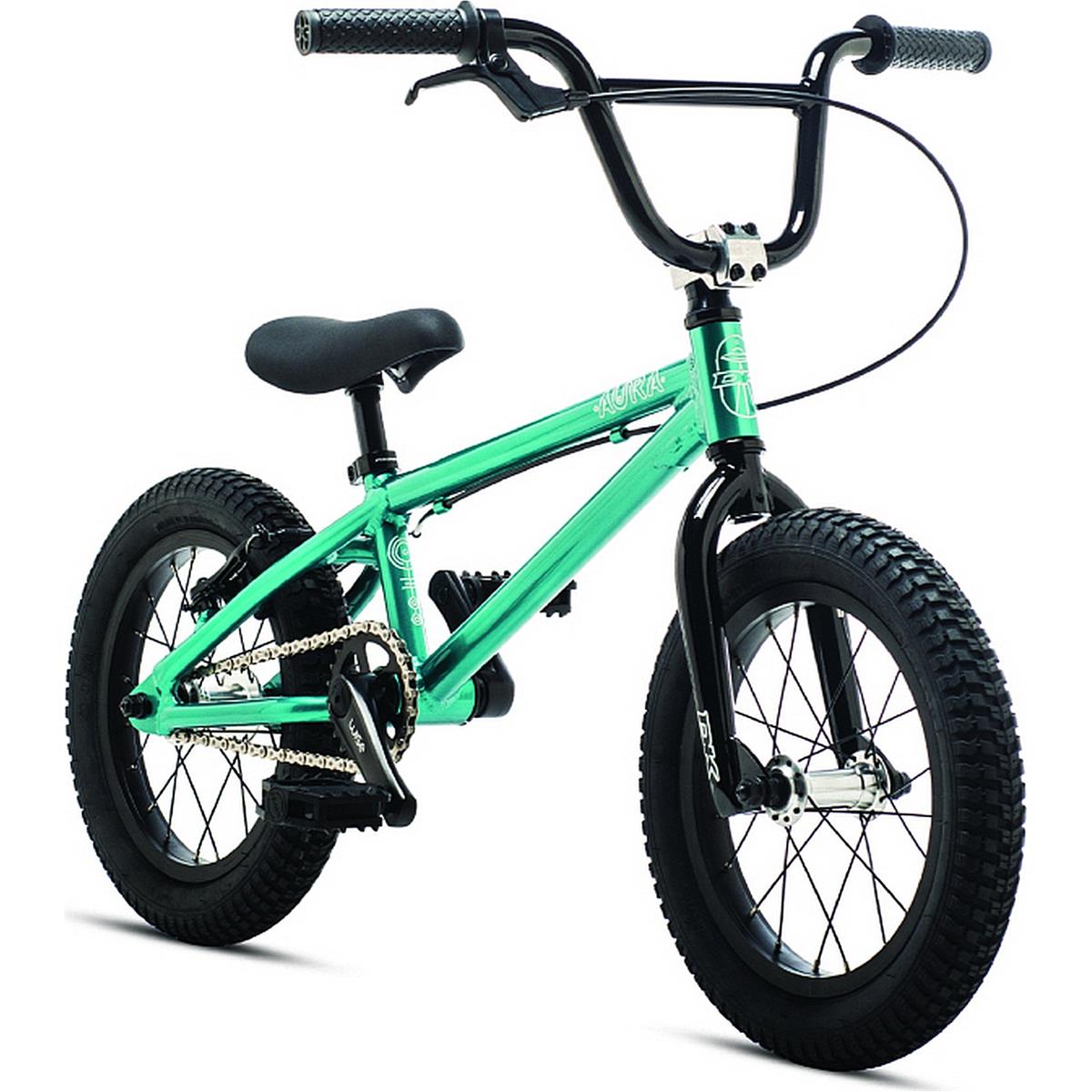 0876427024031 - BMX Aura 14 Ozean für Kinder mit Aluminiumrahmen und V-Bremsen