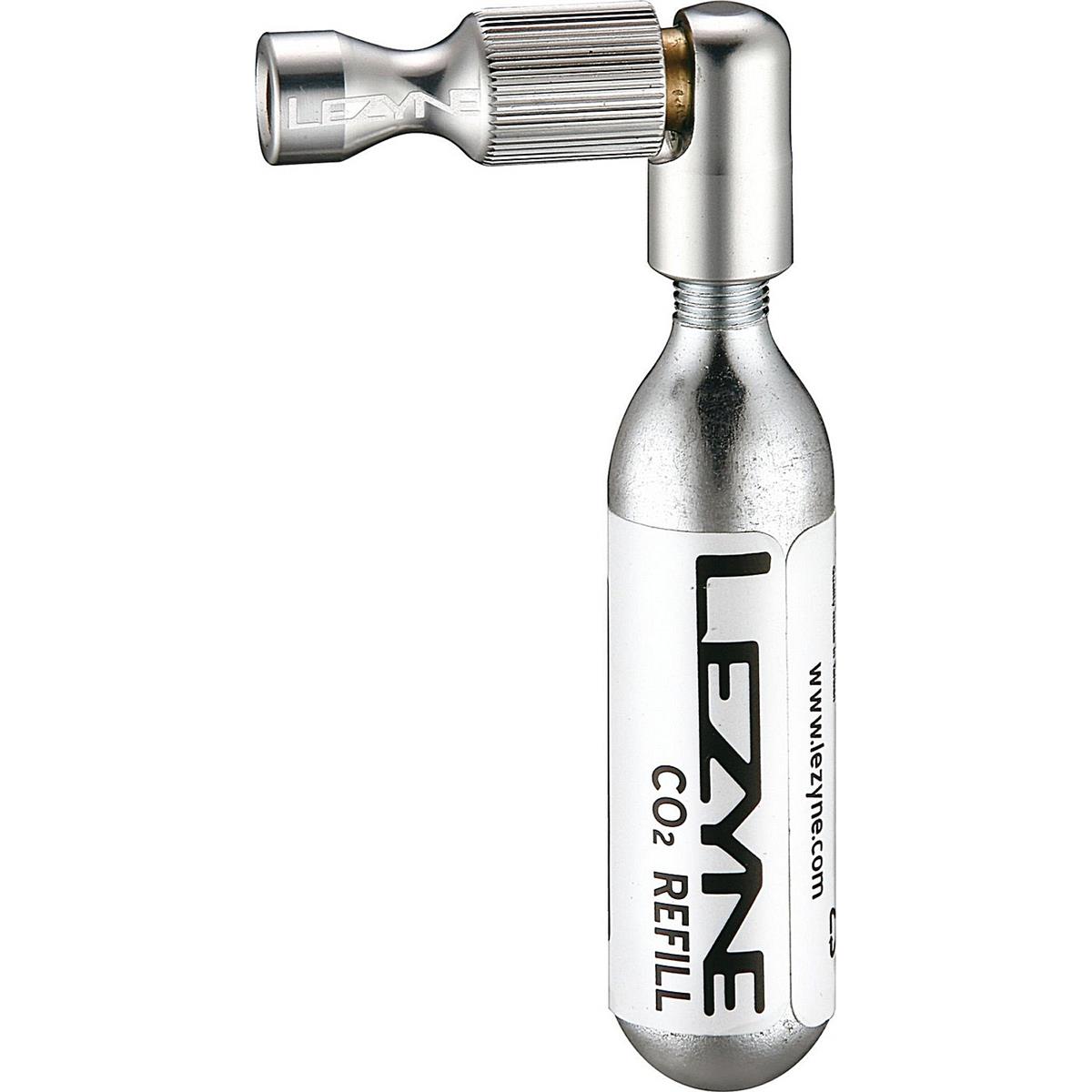 4712805971367 - Lezyne CO2 Pumpe Trigger Drive Silber mit 16g Kartusche - Einfaches Aufpumpen