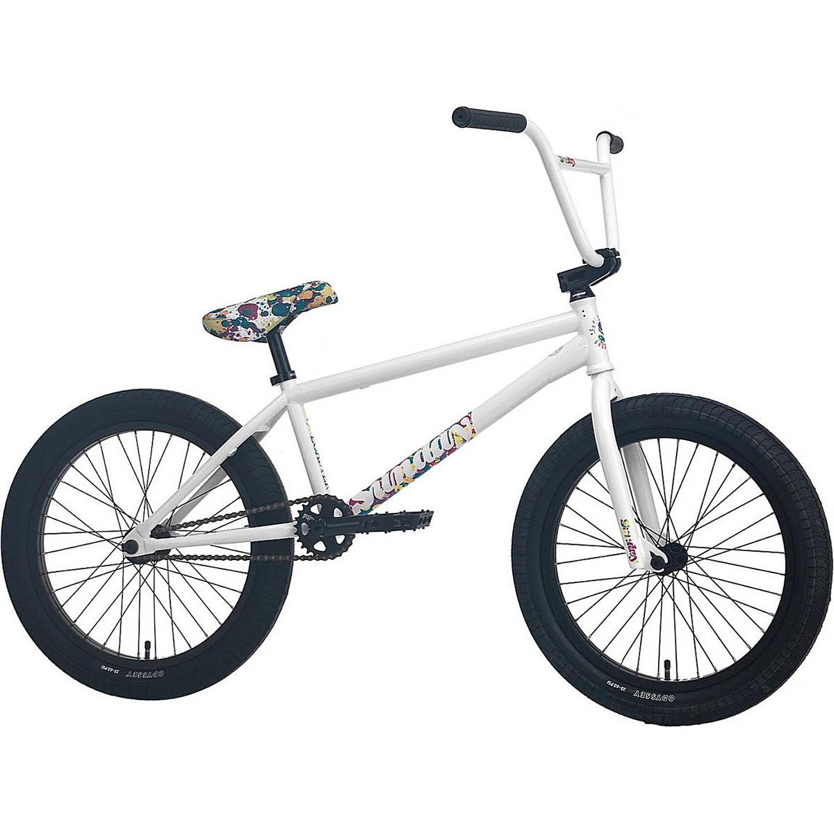 0630950928927 - BMX Fahrrad Forecaster 205 Weiß Glänzend mit Chromrahmen und Odyssey Komponenten