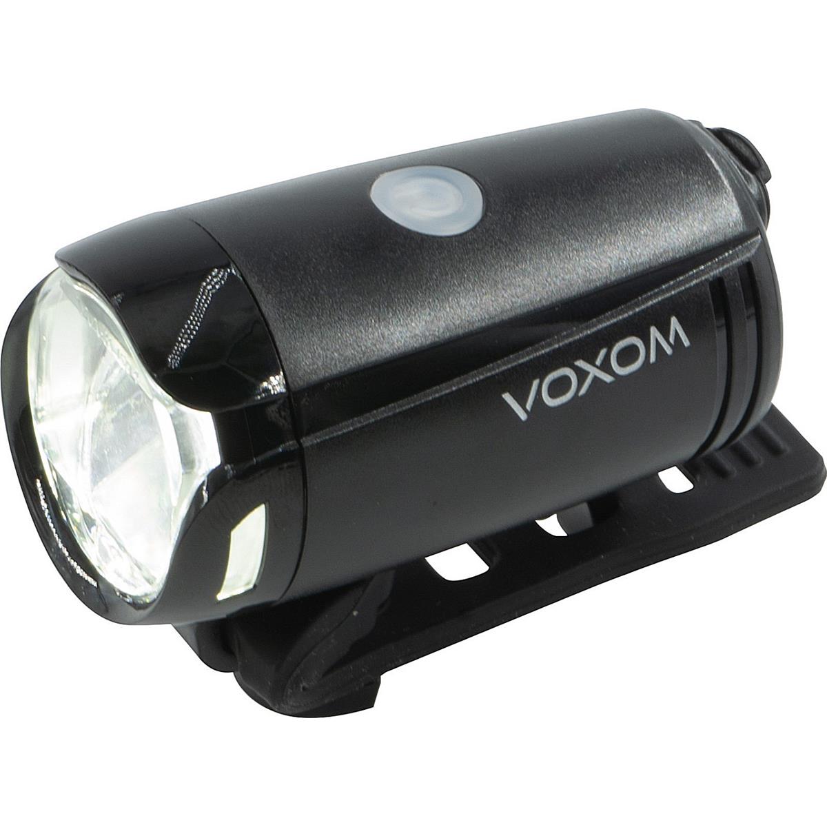 4026465155099 - Vordere Lampe LV15 für Fahrrad - StVZO-zertifiziert USB-Aufladung IPX4 25 Lux 100 Lumen Schwarz