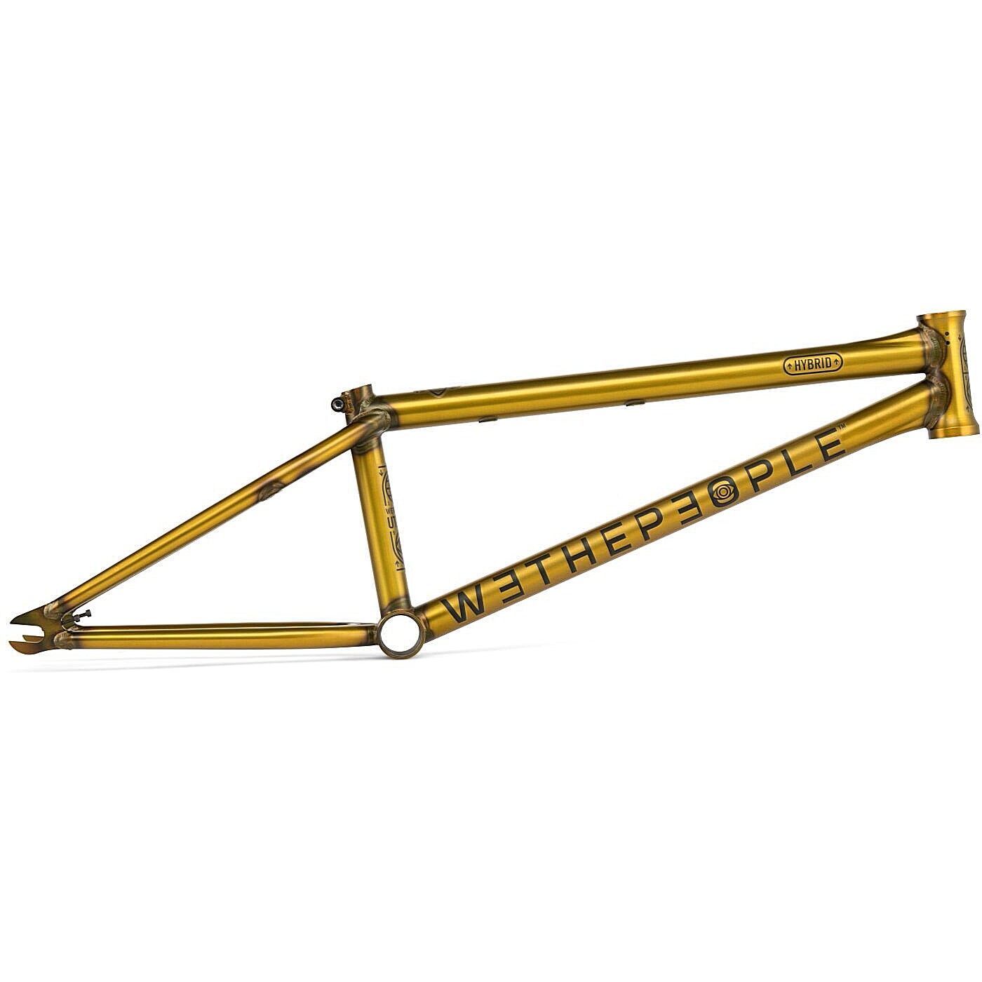 4055822525428 - Utopia Hybrid 205 TT Rahmen in Matt Transparent Gold - Leistung für junge Radfahrer