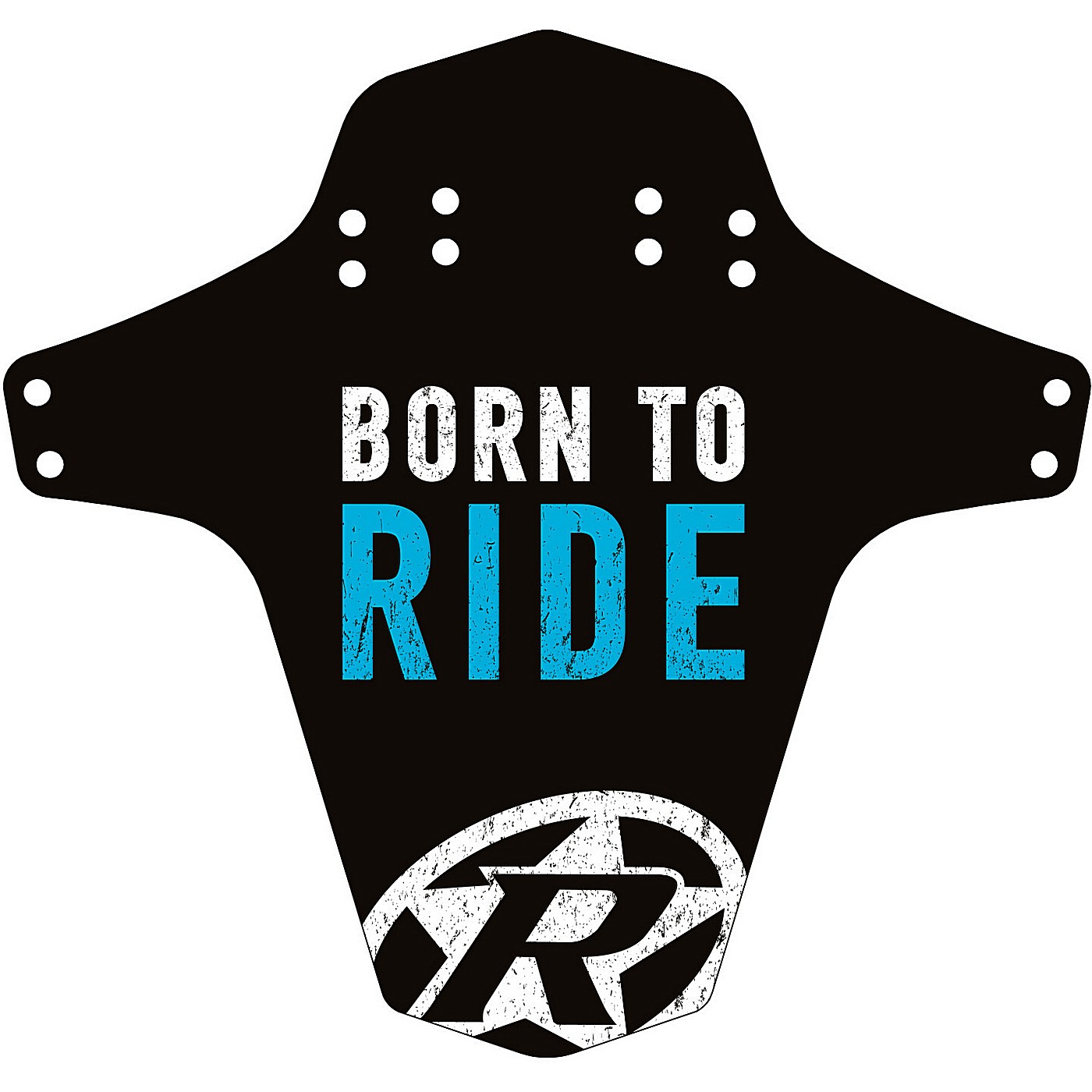 4717480164974 - Born to Ride Schutzblech Schwarz Blau - Vorne und Hinten Montierbar