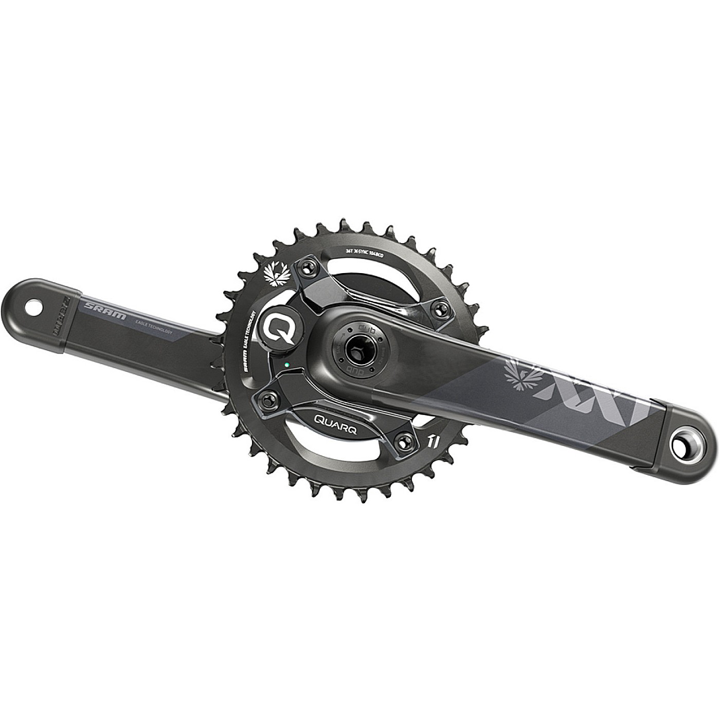 0710845859182 - Sram Quarq XX1 Eagle 175mm 32T Carbon Kurbel ohne DUB Boost 148