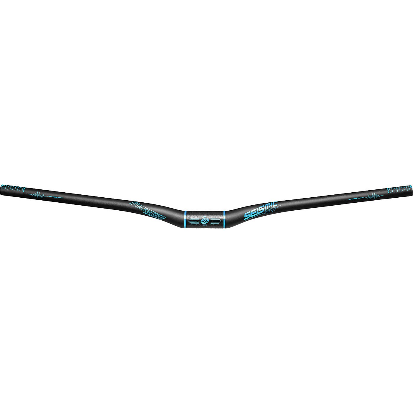 4717480169375 - Carbonlenker Seismic 810 Ø35mm 25mm Schwarz-Blau für MTB und Downhill