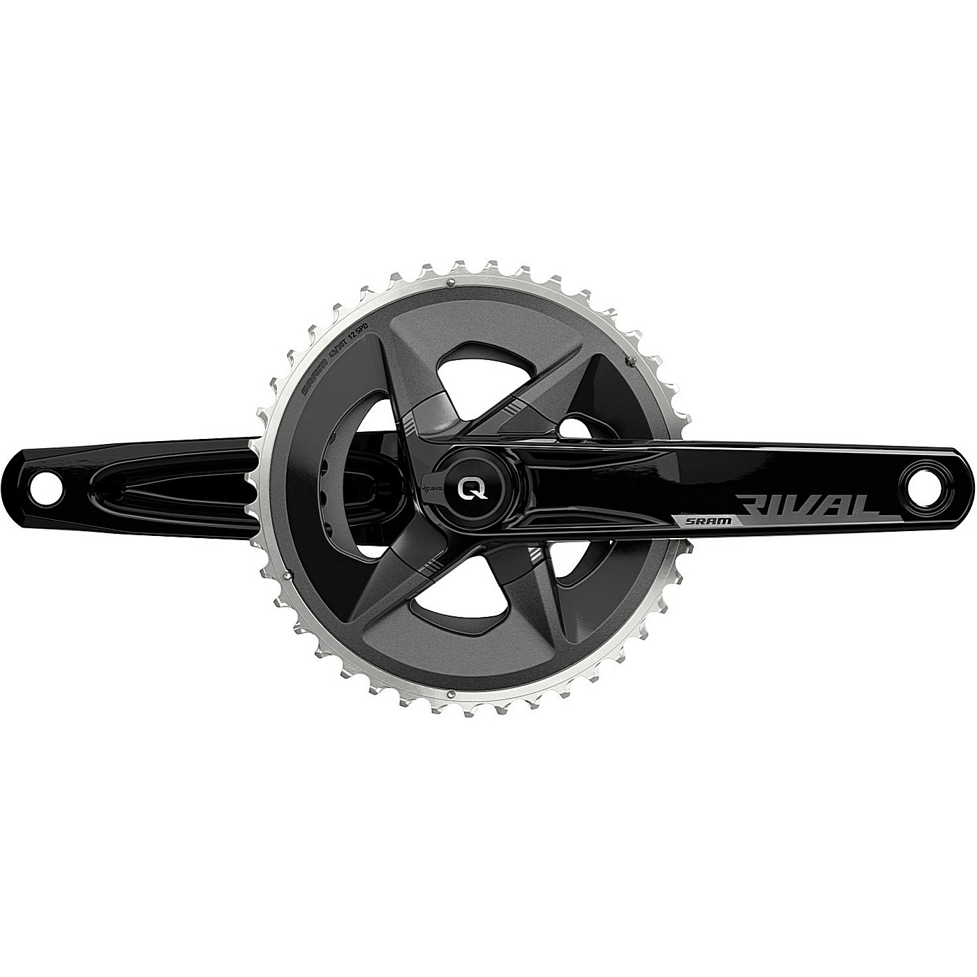 0710845864841 - Quarq Rival AXS Wide Kurbel 175mm 43-30T mit Powermeter ohne DUB Innenlager