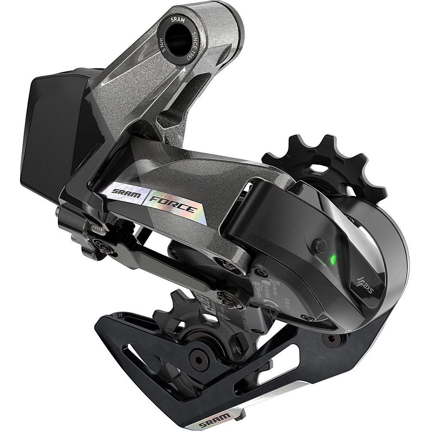 Deragliatore posteriore sram force axs xplr iridescen 12 velocità (max 44t) senza batteria