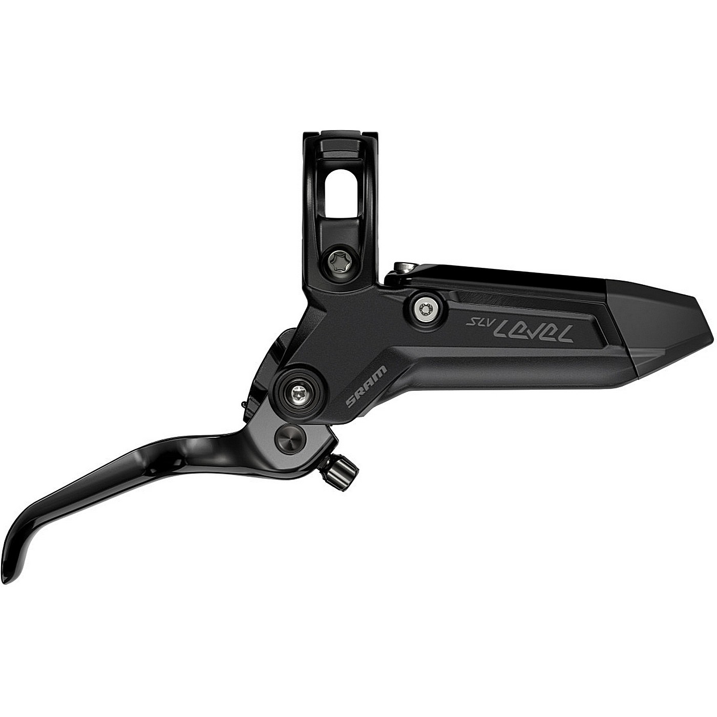 Sram brake level silver stealth - anteriore nero linea 950mm 4 pistoni senza rotore/adattatore