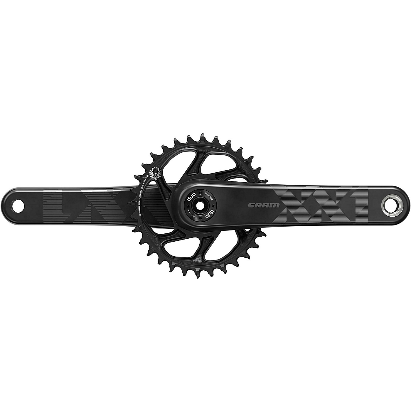 Sram crank xx1 eagle boost 148 dub 12s 175 w montaggio diretto 34t x-sync 2 corona