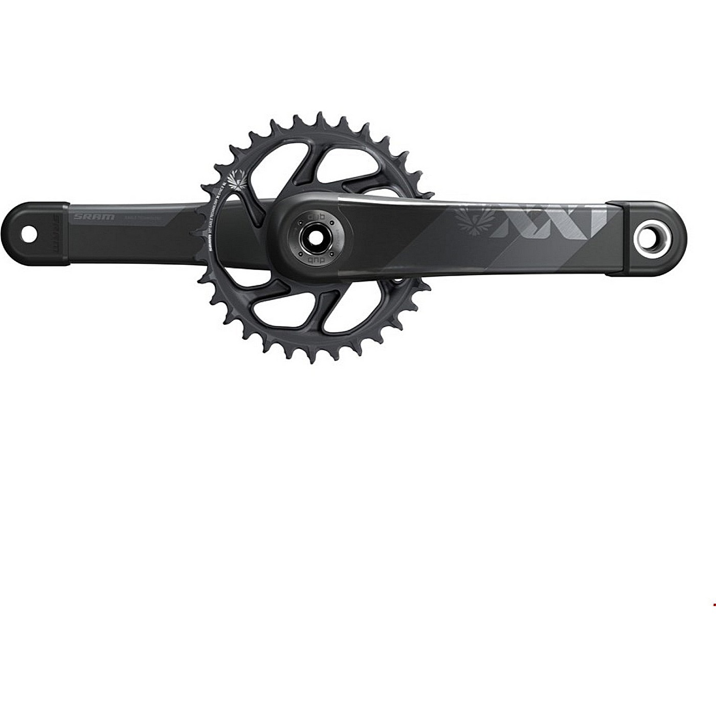 Guarnitura sram xx1 eagle dub 12s 175 w montaggio diretto 34t x-sync 2 corona grigia (