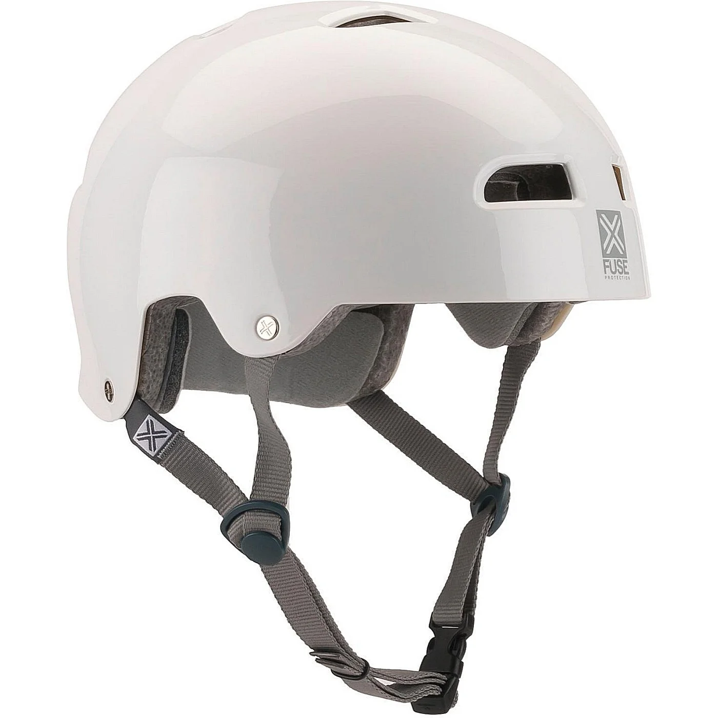 Casco fuse alpha icon taglia s-m bianco