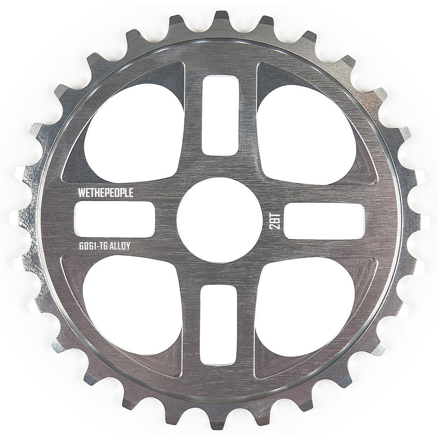 4055822015608 - WTP 4Star 28T Kettenblatt aus CNC-Aluminium 6061-T6 polierte Ausführung