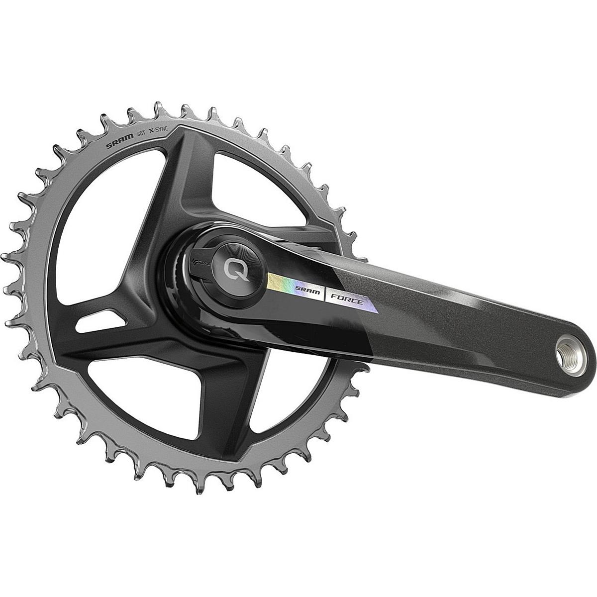 0710845891564 - Sram Quarq Force 1x AXS 40T DM 1775mm mit Powermeter und DUB Tretlager