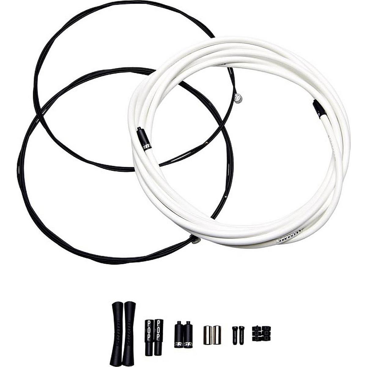 0710845855252 - Sram Slickwire Bremskabel Kit für Straße Kevlar Weiß - 850mm und 1750mm