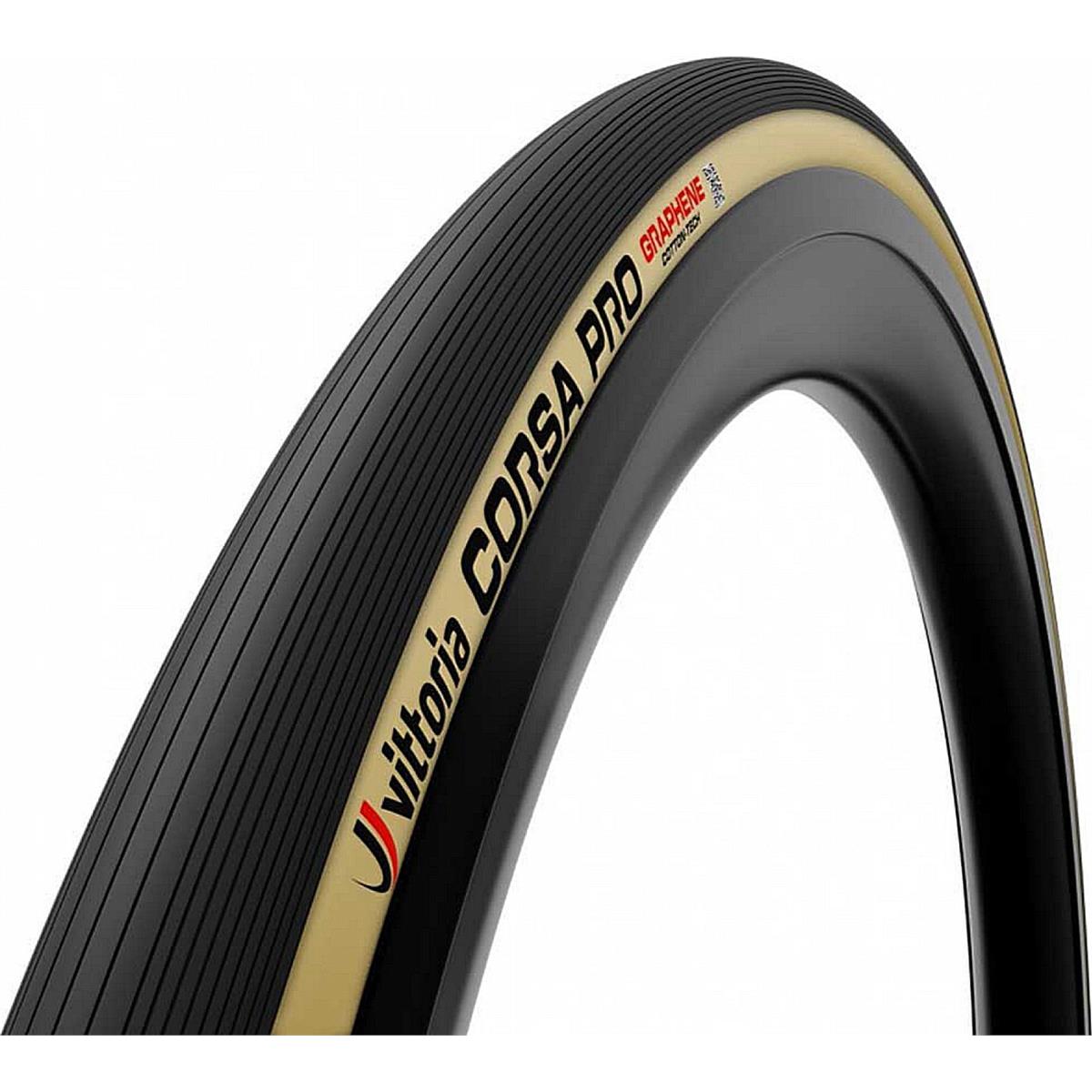 8022530026710 - Vittoria Corsa Pro TLR 700x26 Faltreifen - Baumwolle und Graphen Tubeless Schwarz-Para