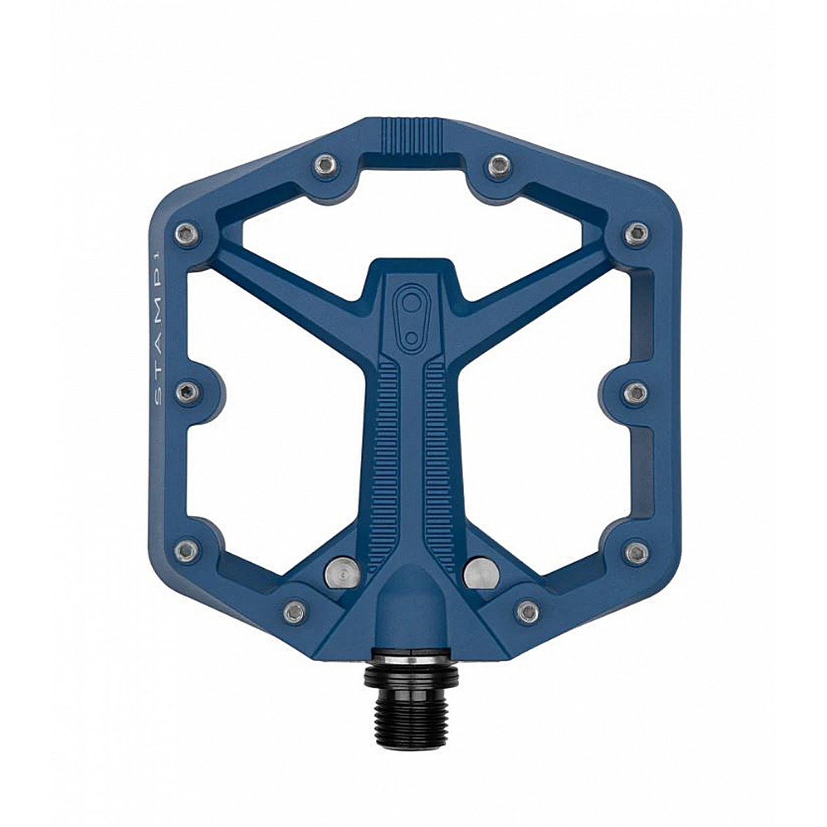 0641300168160 - Crankbrothers Stamp 1 Small Gen 2 Flat Pedale Blau Navy für Freeride und Enduro