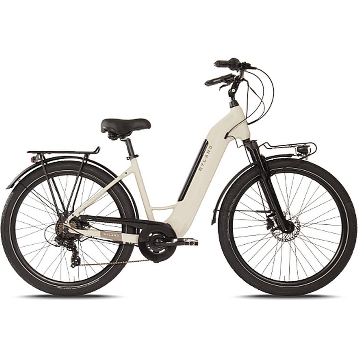 8059796061414 - E-Bike Unisex MYLAND Handy 26 E-City Grau XS 7-Gang Shimano Integrierter Akku