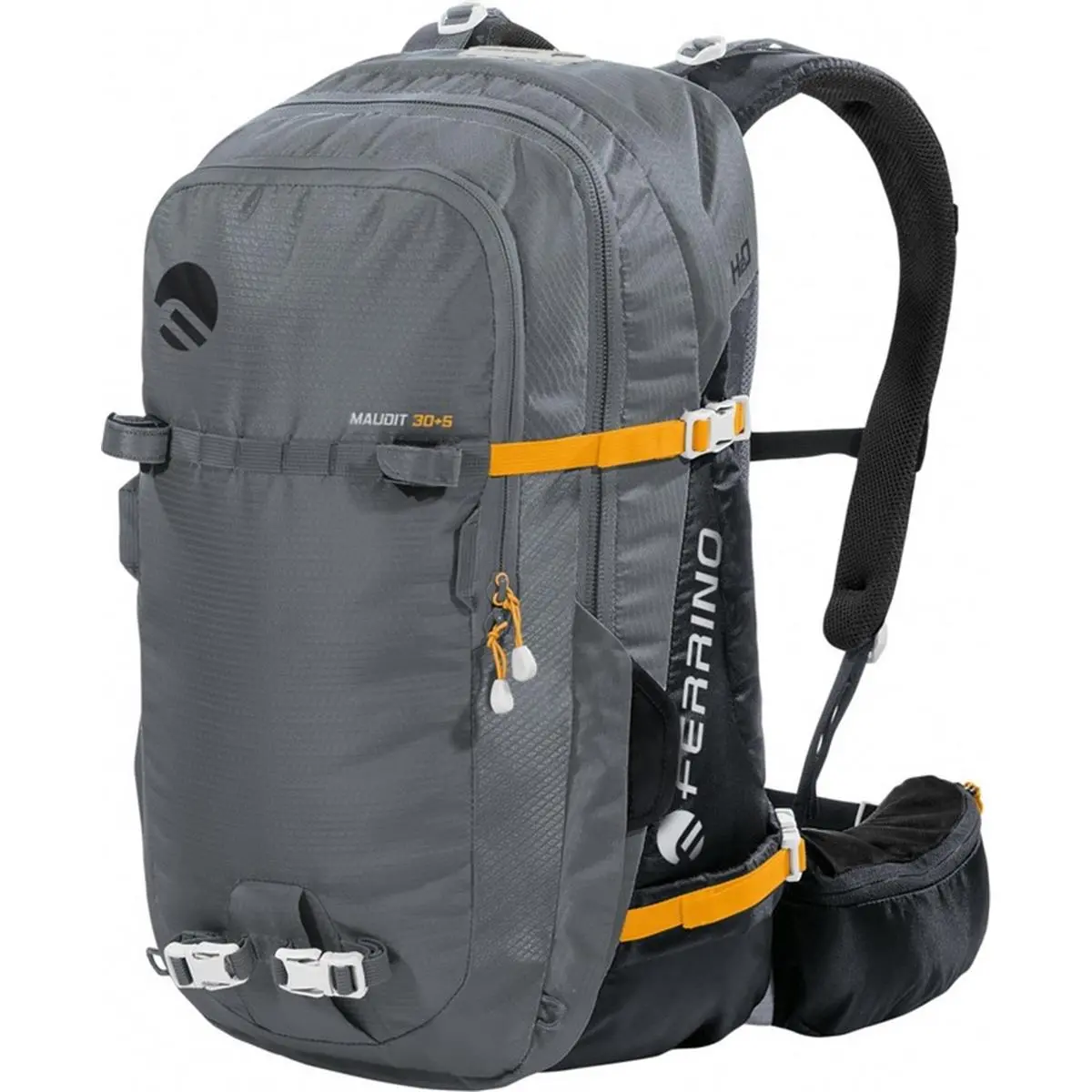 8014044986543 - Maudit Rucksack 30+5L Dunkelgrau für Bergsteigen und Skitouren