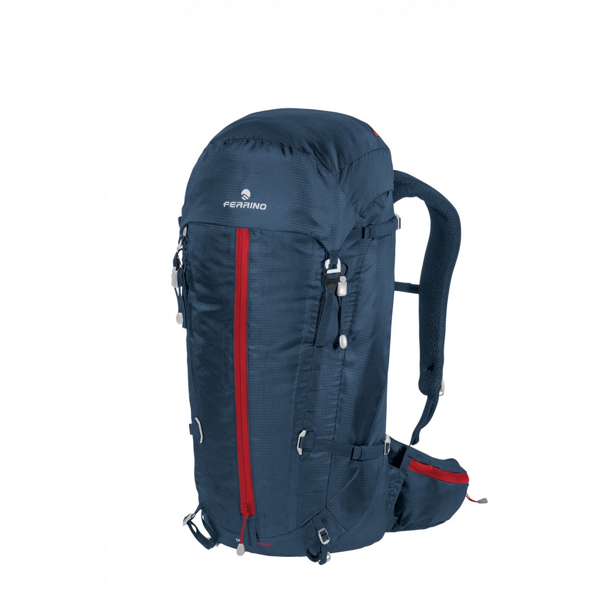 8014044996337 - Dry-Hike Rucksack 40+5L Blau mit Atmungsaktivem Rücken und Mehreren Taschen