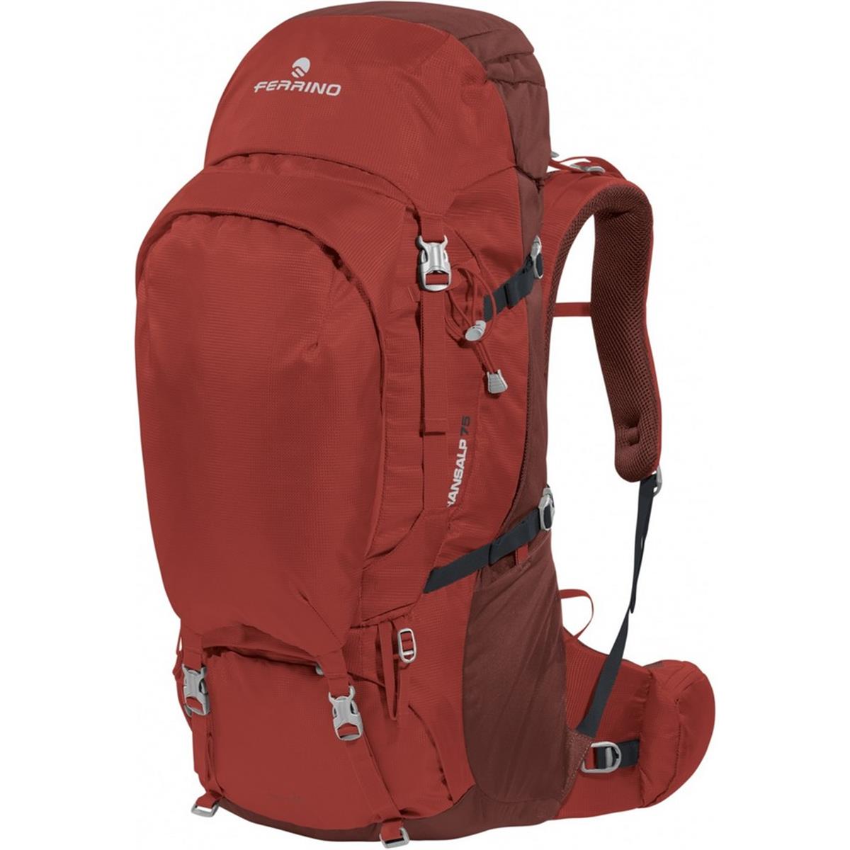 8014044987861 - - Backpack Transalp 75 - Trekkingrucksack Gr 75 l rot