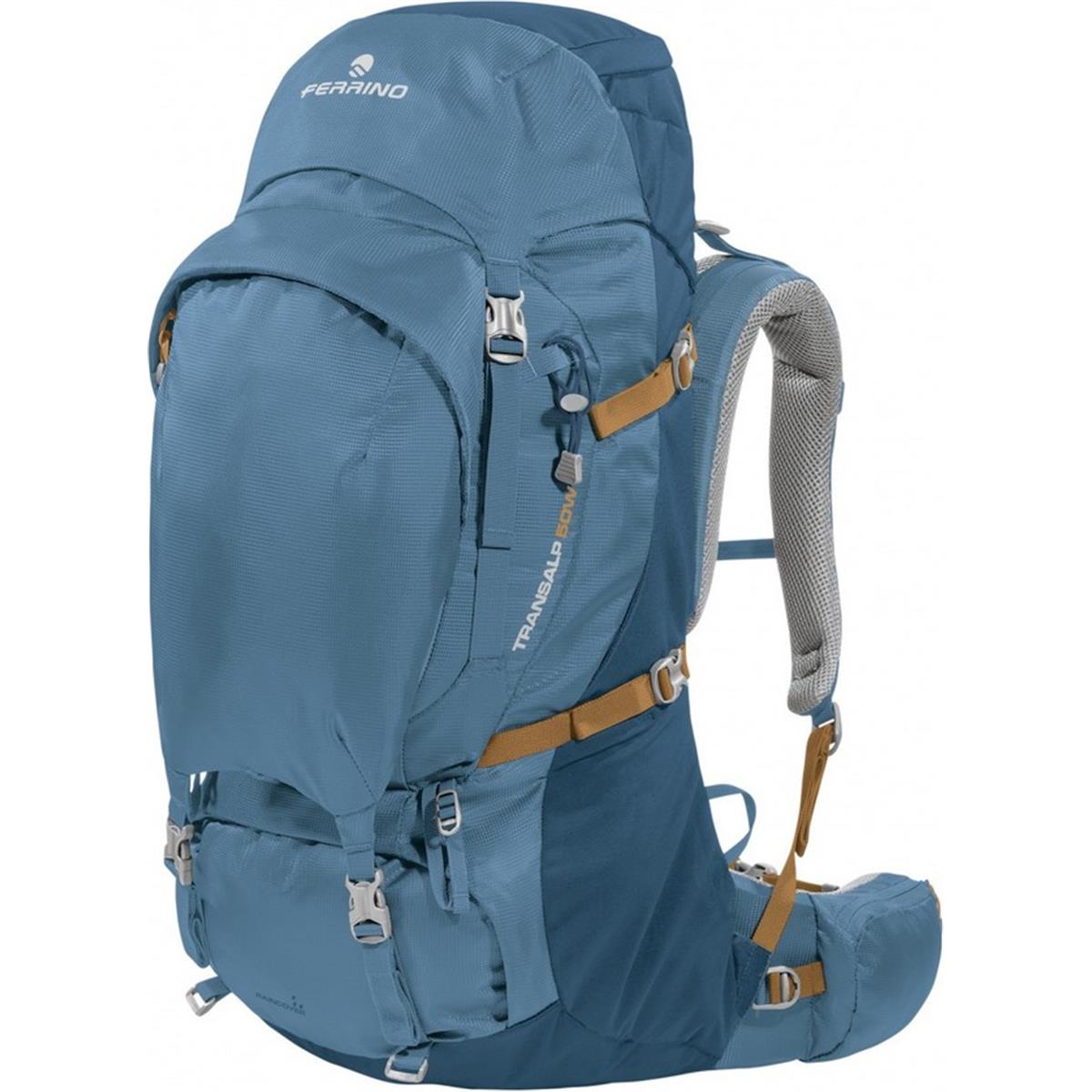 8014044981074 - Transalp 50 Lady Rucksack Blau 50L Ergonomisch mit Regenhülle