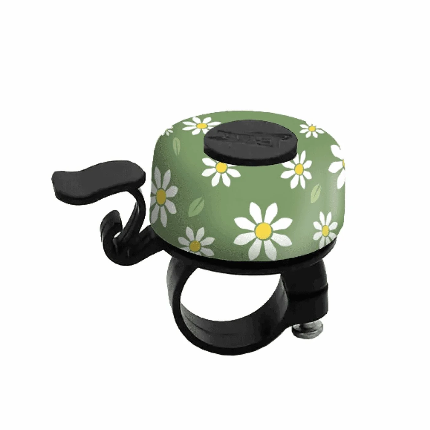 Campanello boninbike green daisies acciaio 38 mm