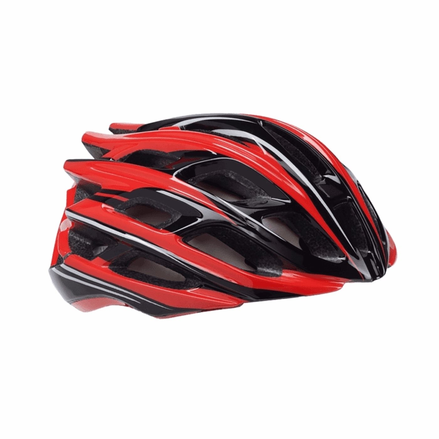 Casco in-mold s-199 nero/rosso/bianco taglia 52/58cm