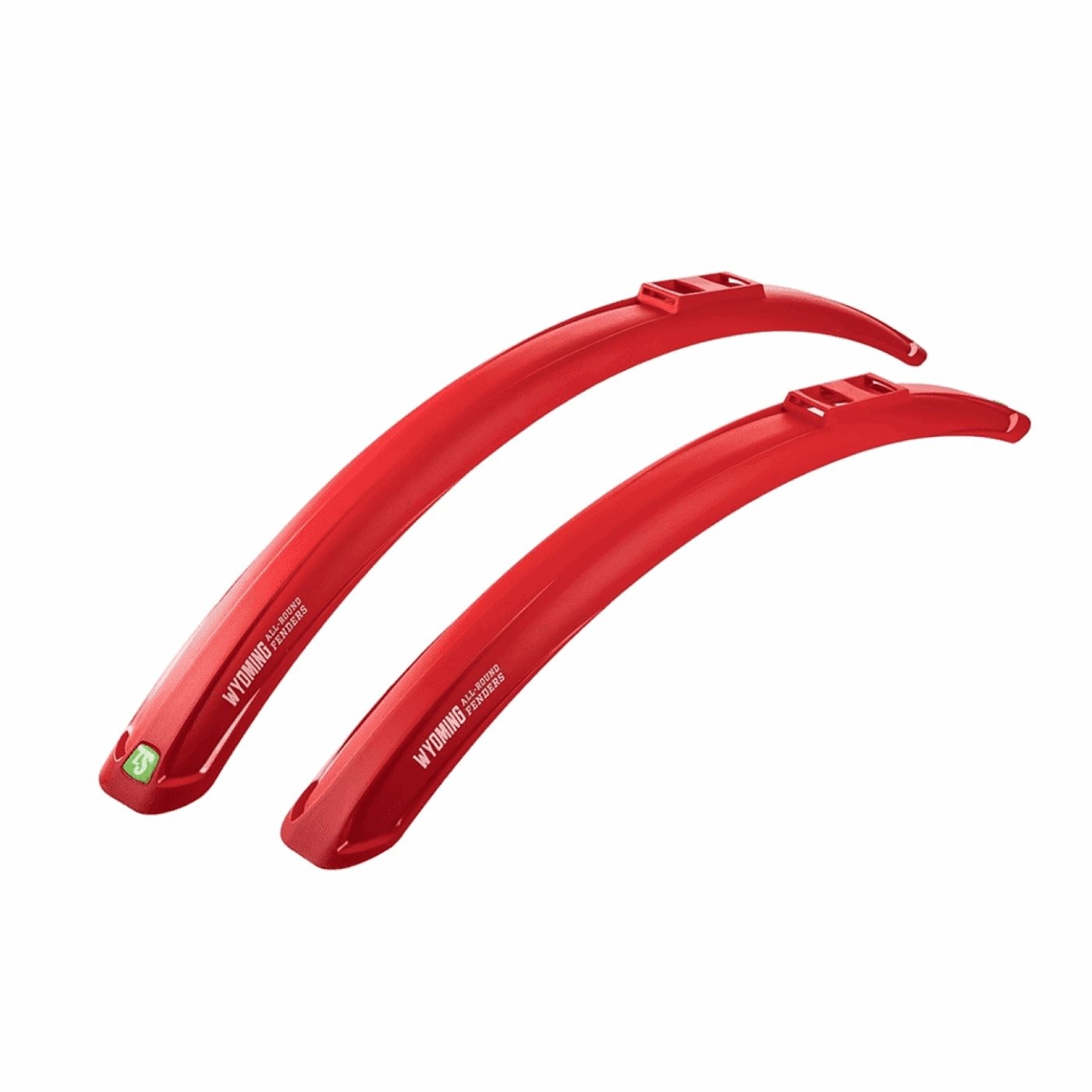 5600966400682 - Rote Mudguards Wyoming 26 28 Rot mit Schnellverschluss für Fahrräder