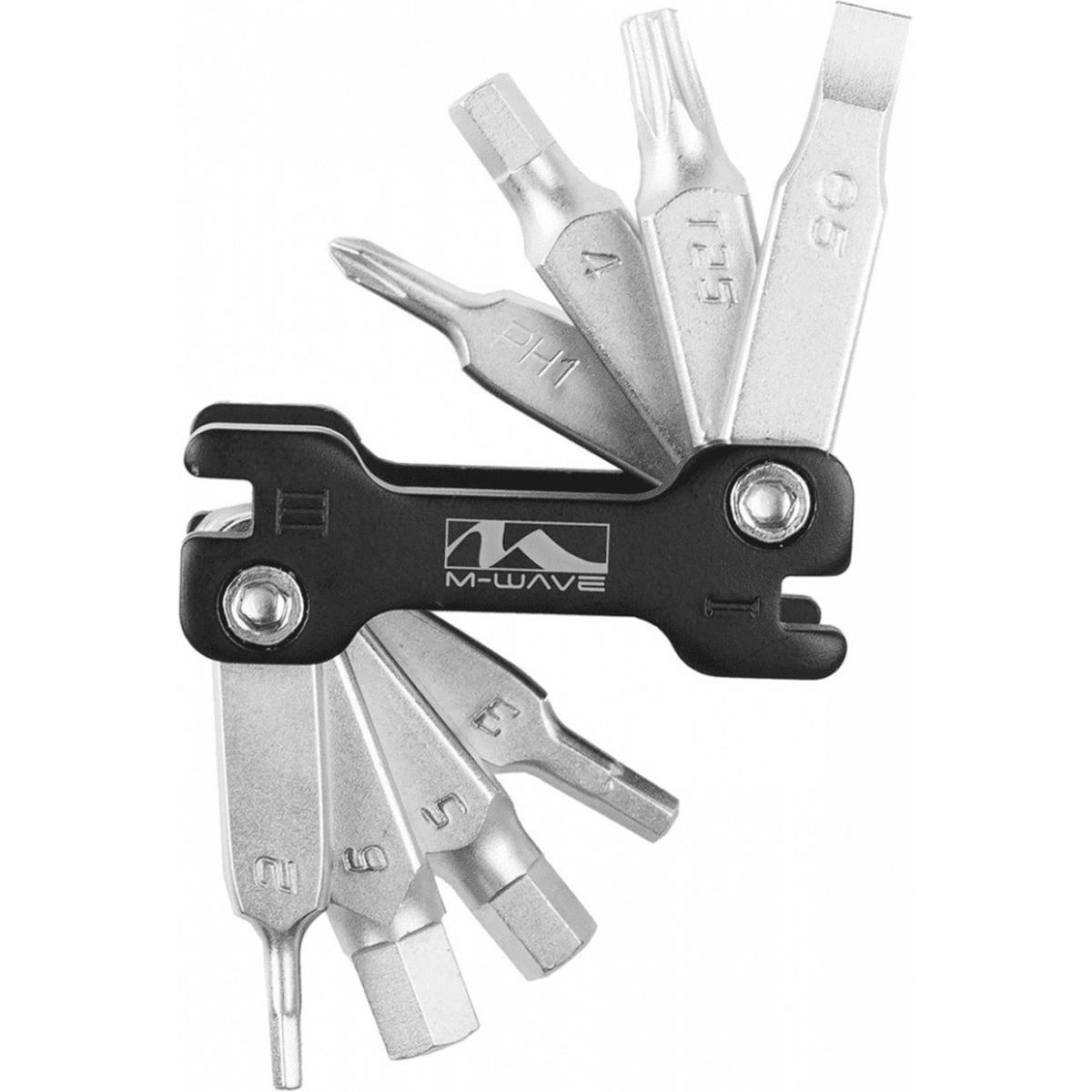 0887539012526 - Mini-Multitool mit 12 Funktionen Inbusschlüsseln und Schraubendrehern - 78g