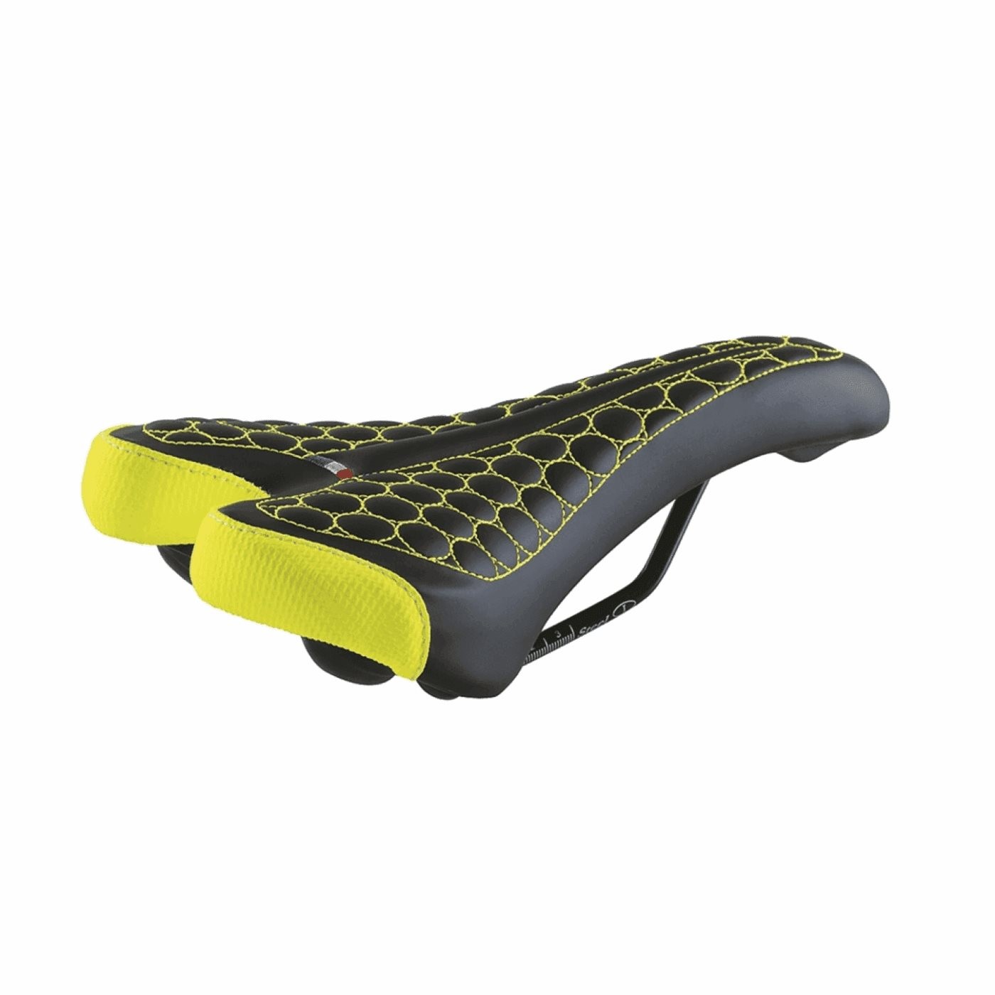 Sella fat bike nero/giallo