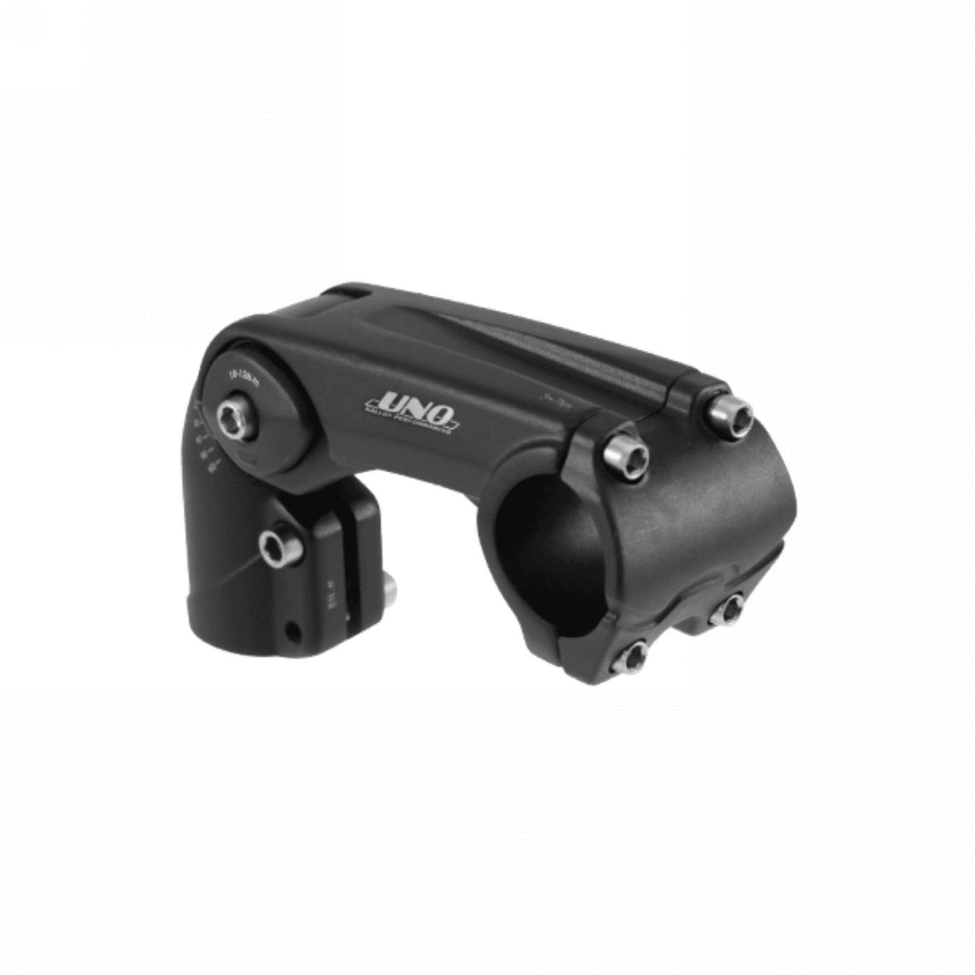 Attacco manubrio regolabile trekker e-bike 28,6mm 31,8mm 110mm alluminio nero